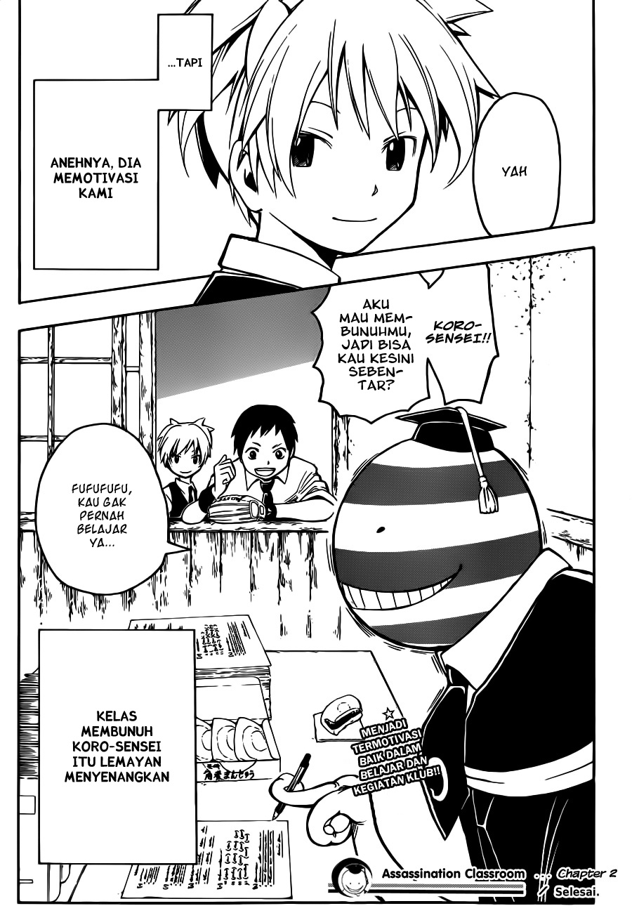 Assassination Classroom Chapter 2 - halaman 24
