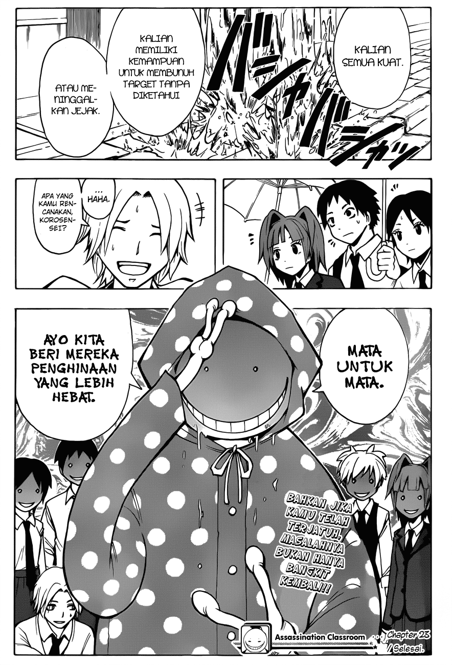 Assassination Classroom Chapter 23 - halaman 20
