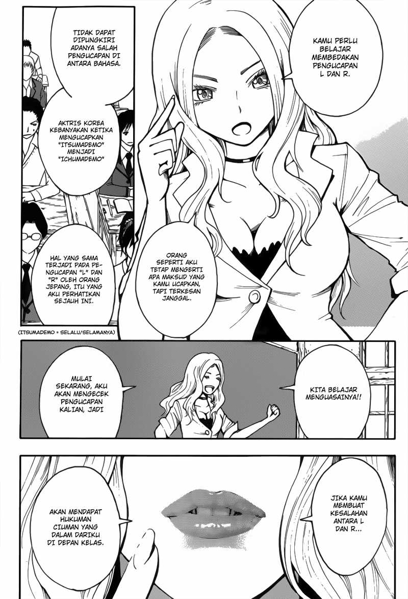 Assassination Classroom Chapter 25 - halaman 3
