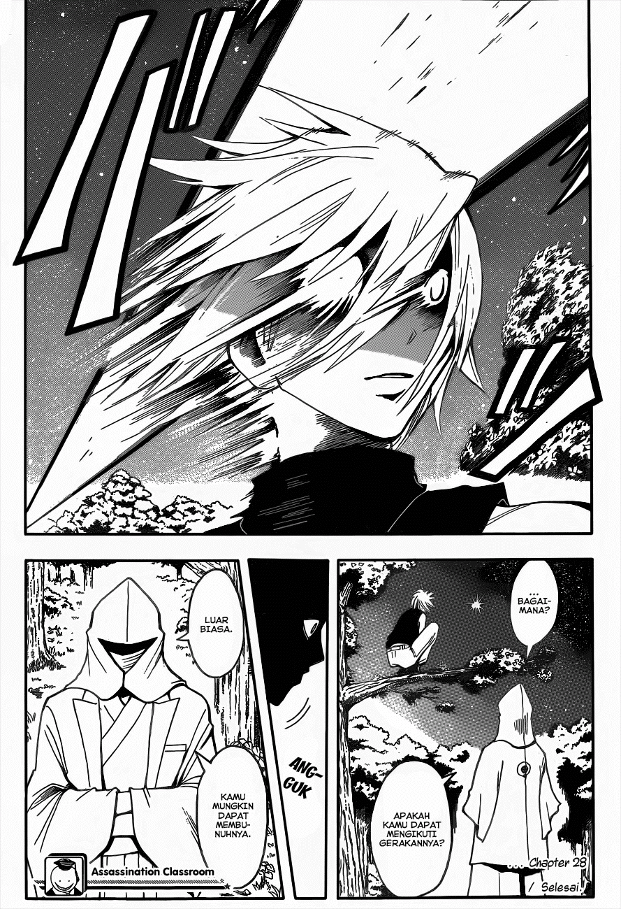 Assassination Classroom Chapter 28 - halaman 18