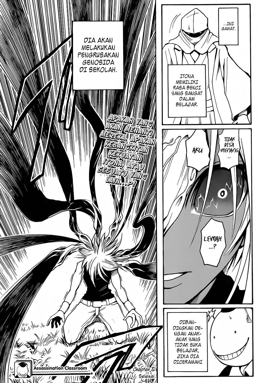 Assassination Classroom Chapter 31 - halaman 20