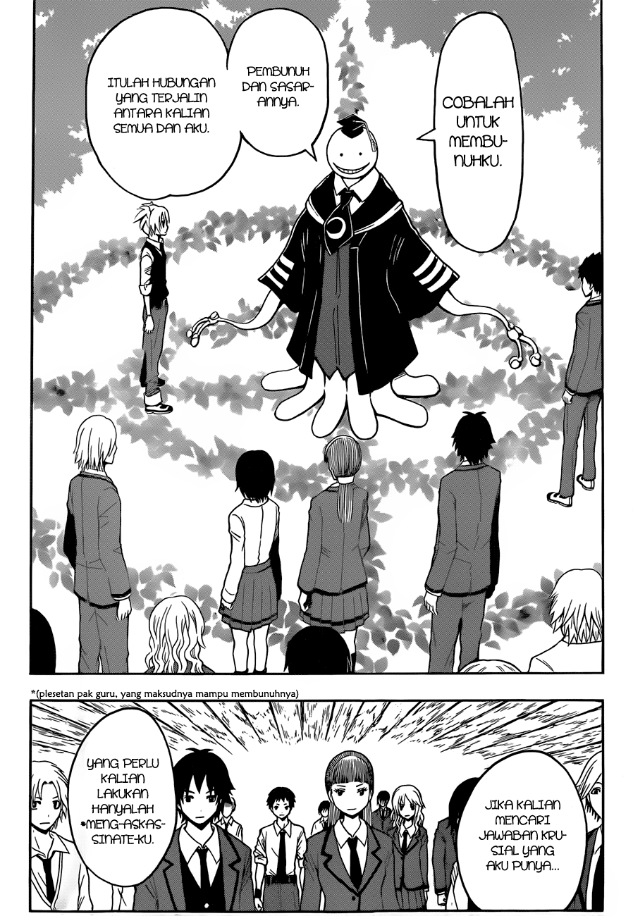 Assassination Classroom Chapter 32 - halaman 15