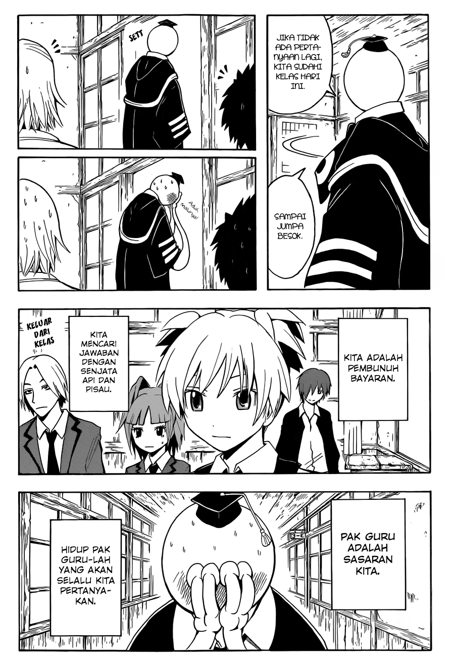 Assassination Classroom Chapter 32 - halaman 16