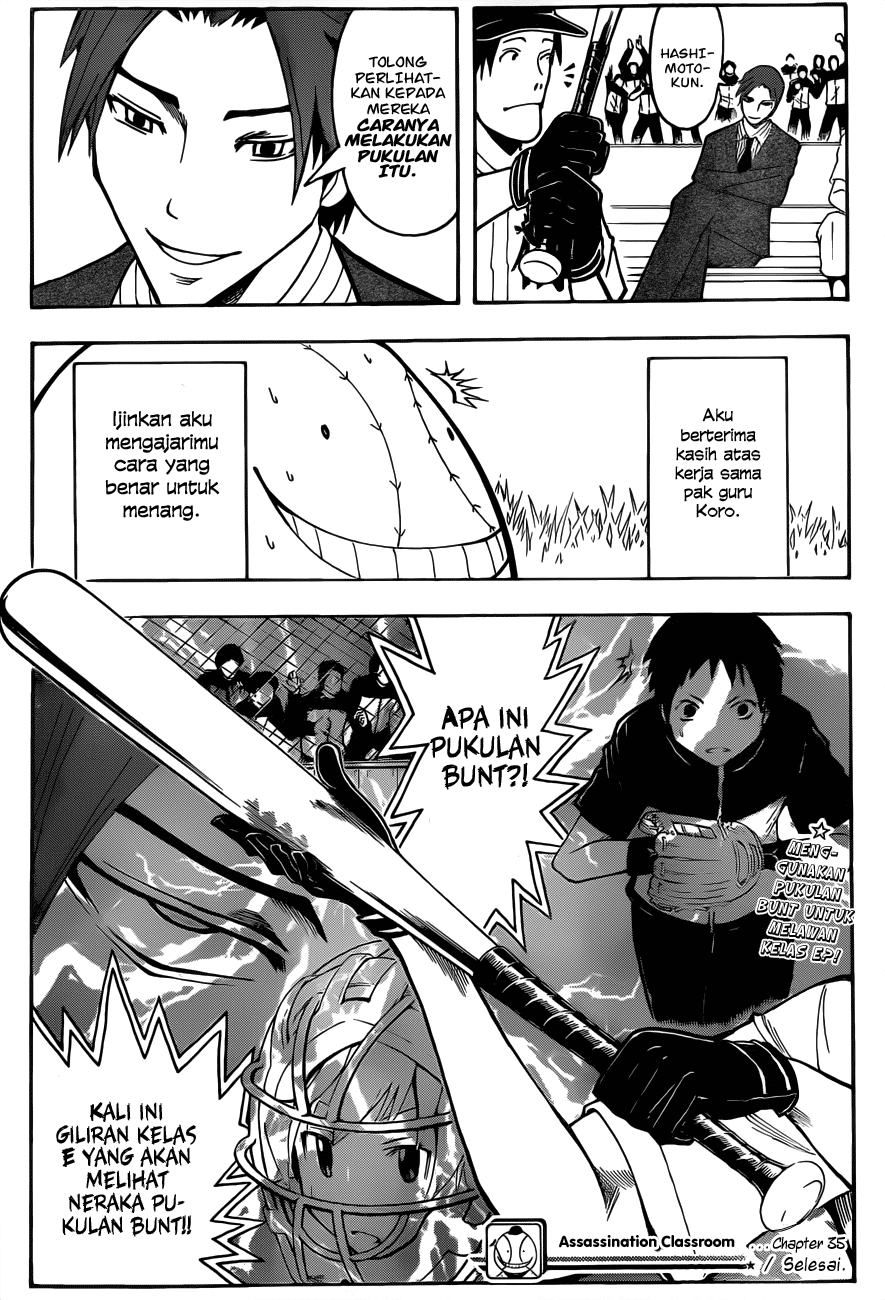 Assassination Classroom Chapter 35 - halaman 20