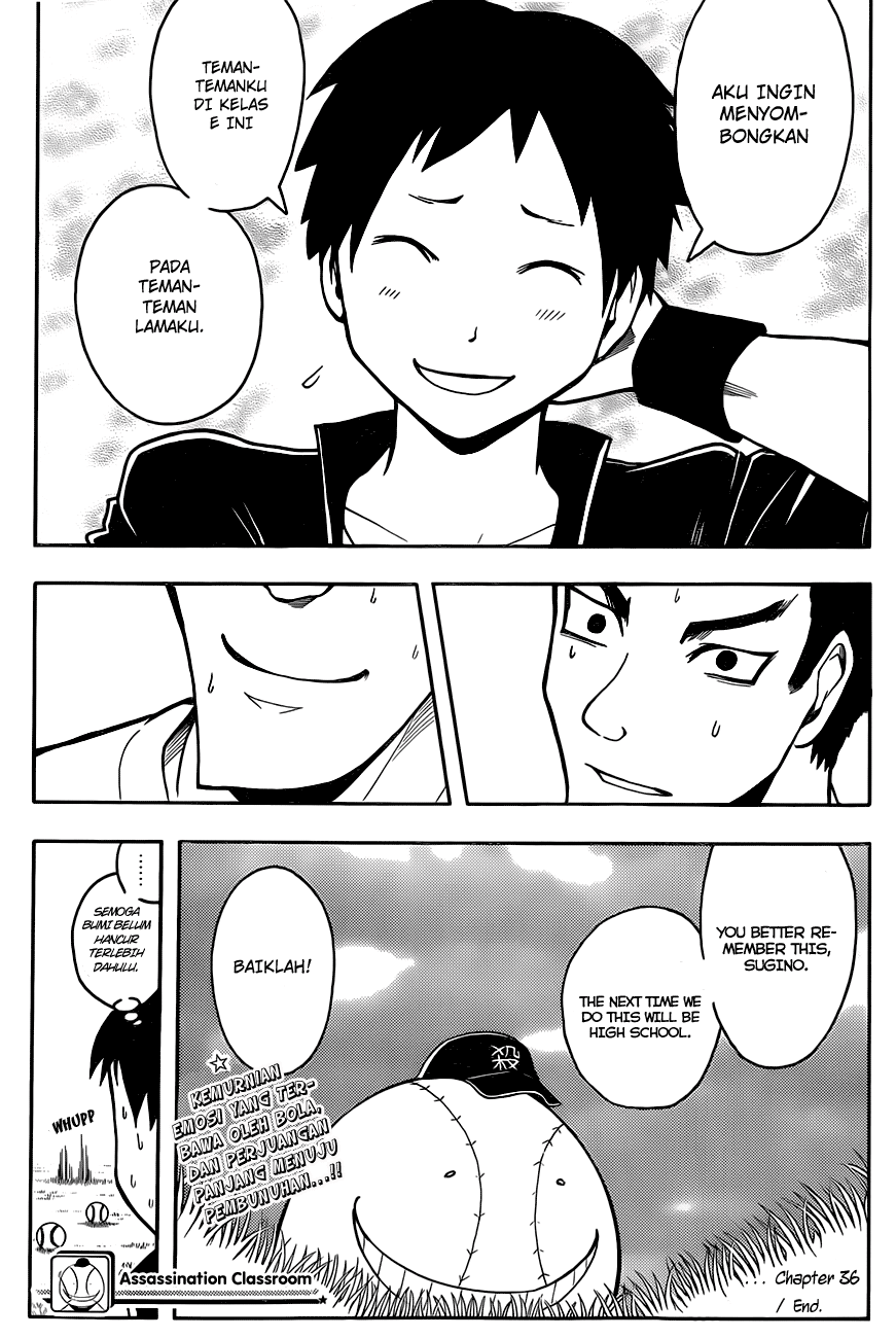 Assassination Classroom Chapter 36 - halaman 20