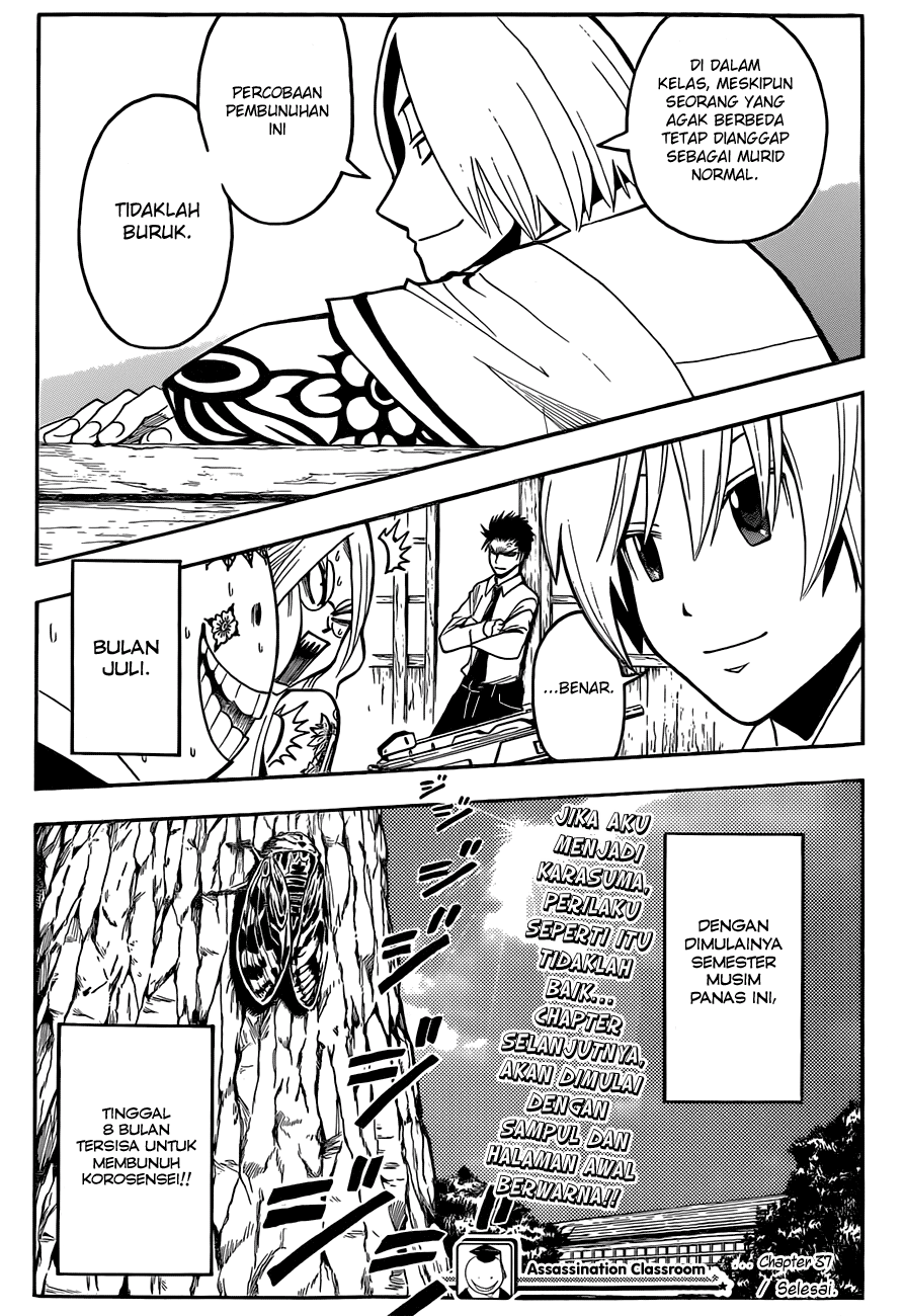Assassination Classroom Chapter 37 - halaman 20