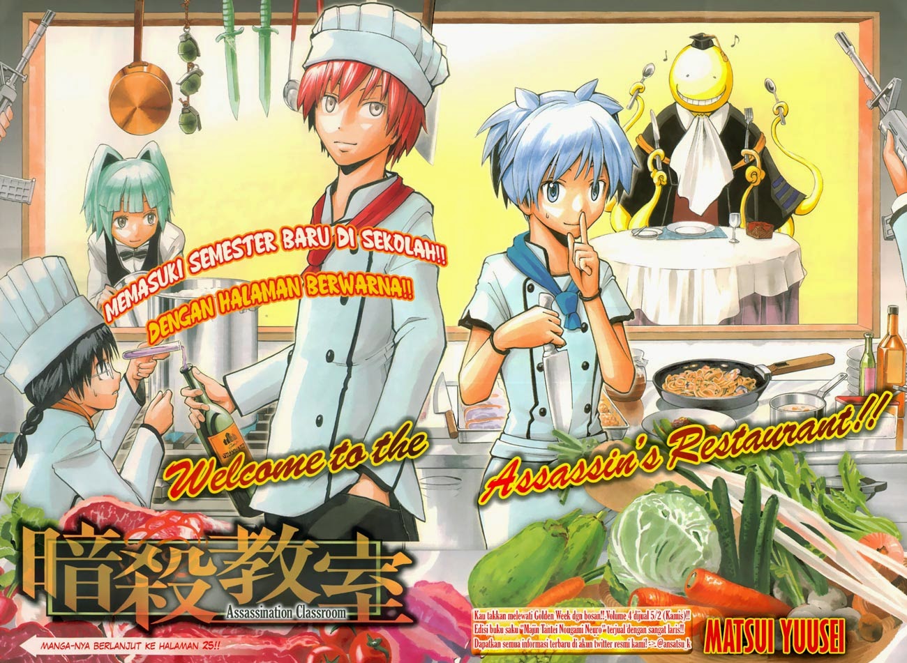 Assassination Classroom Chapter 38 - halaman 4
