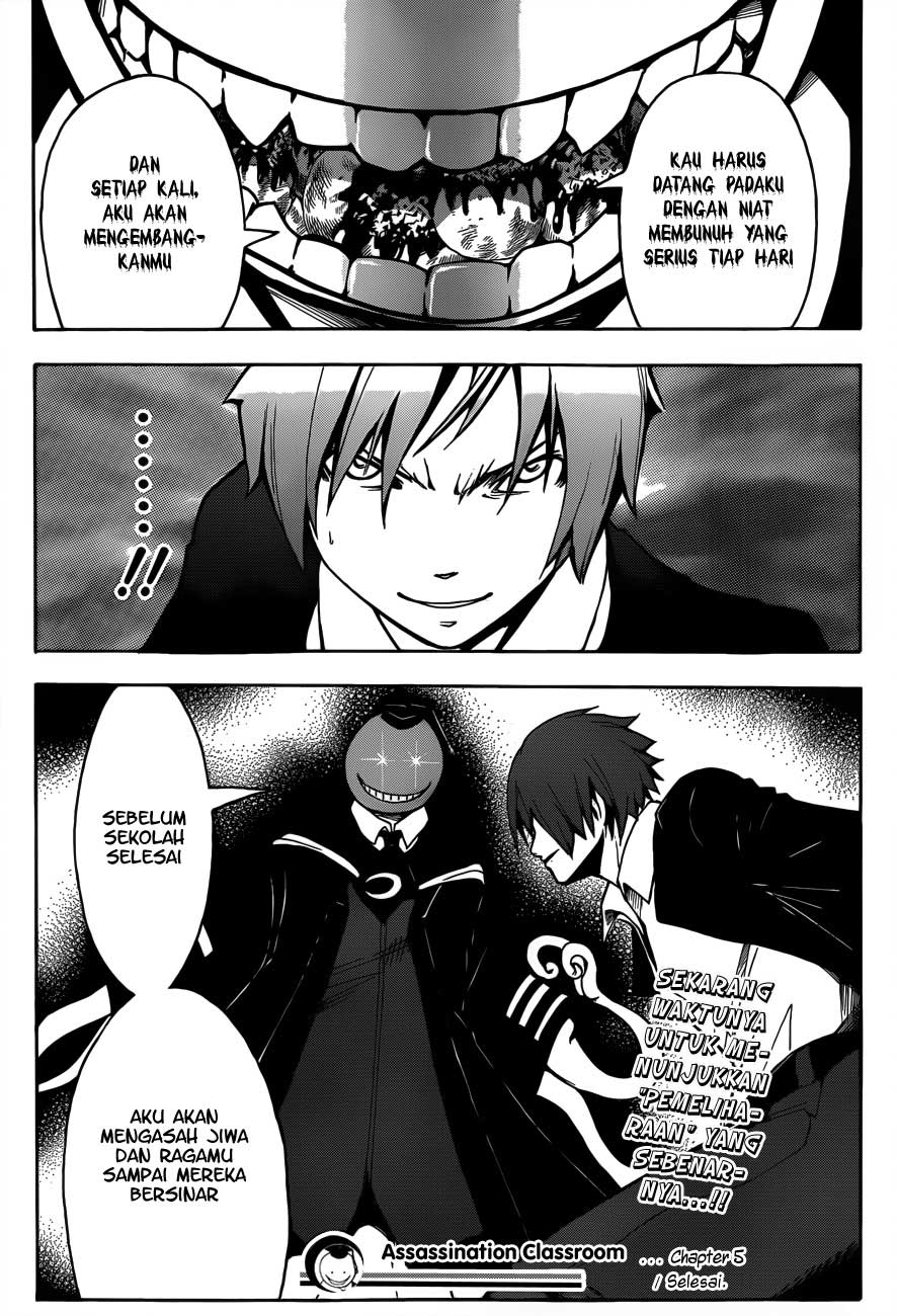 Assassination Classroom Chapter 5 - halaman 22