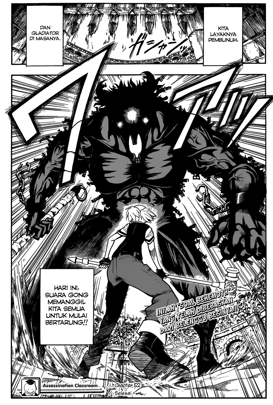 Assassination Classroom Chapter 52 - halaman 20