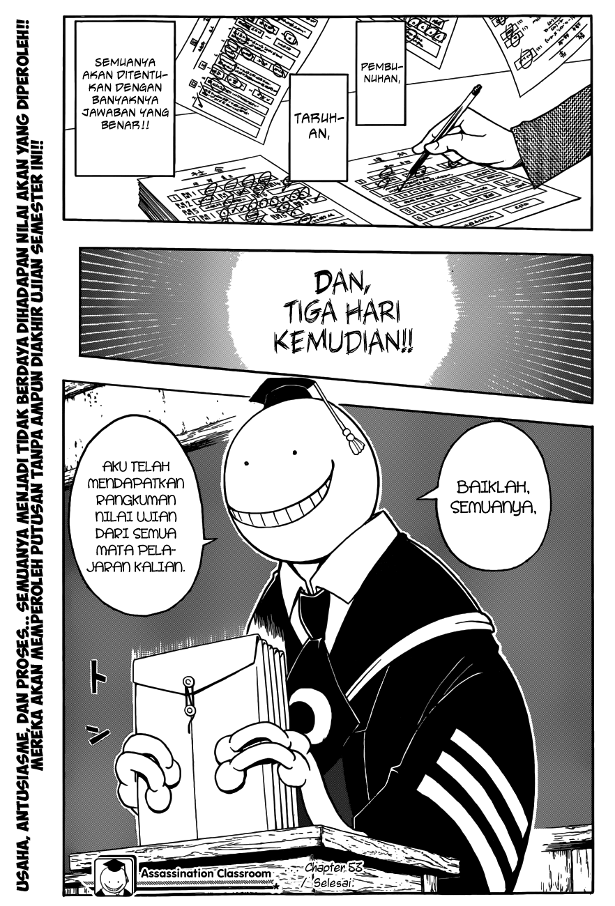 Assassination Classroom Chapter 53 - halaman 20