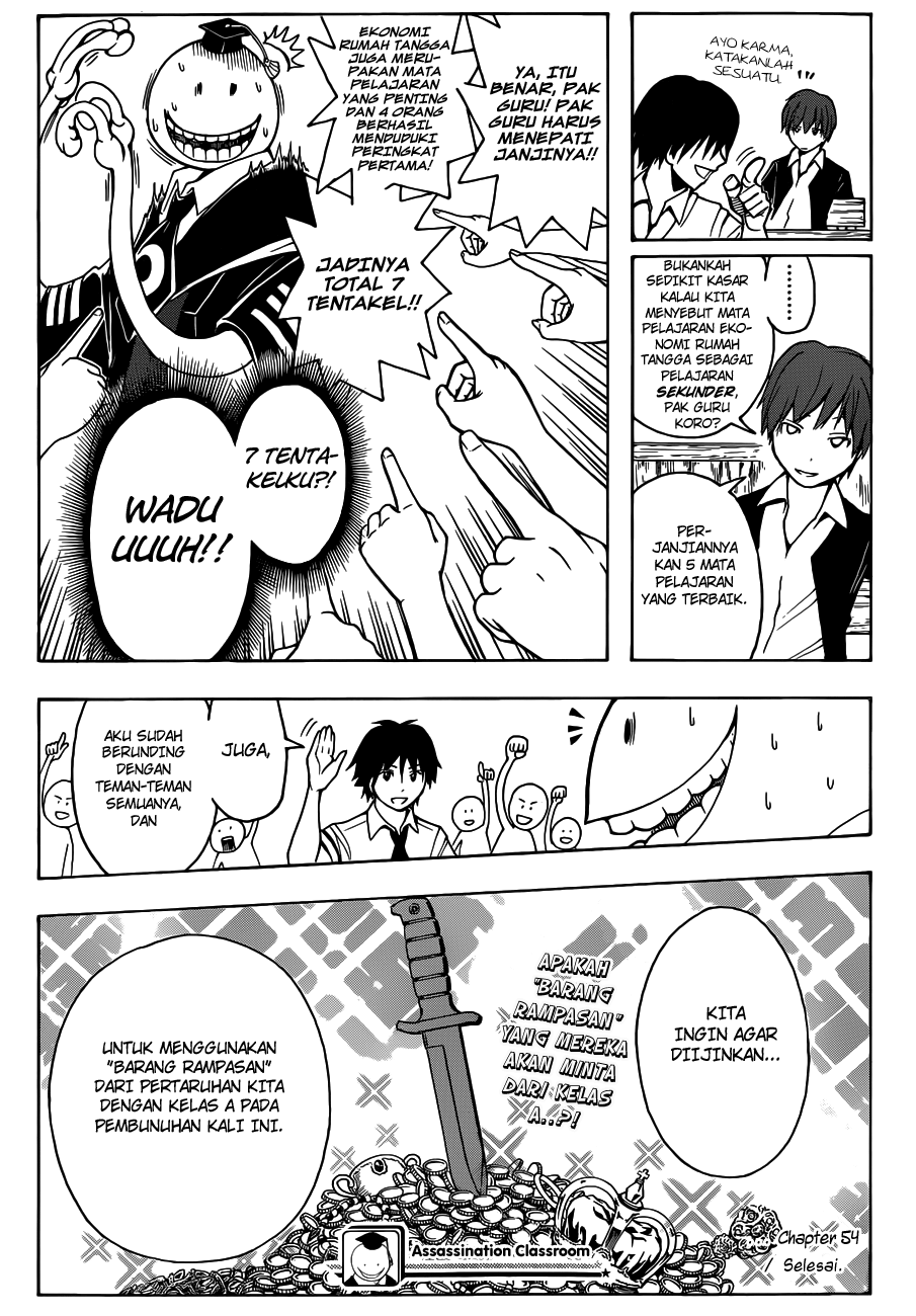 Assassination Classroom Chapter 54 - halaman 20