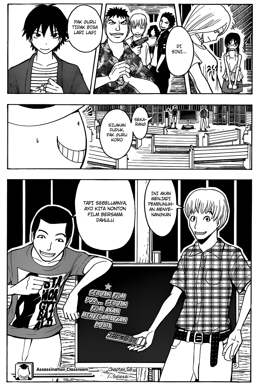 Assassination Classroom Chapter 58 - halaman 20