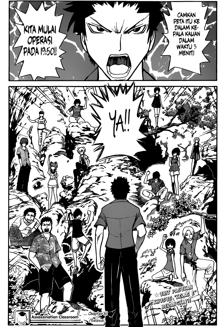 Assassination Classroom Chapter 61 - halaman 20
