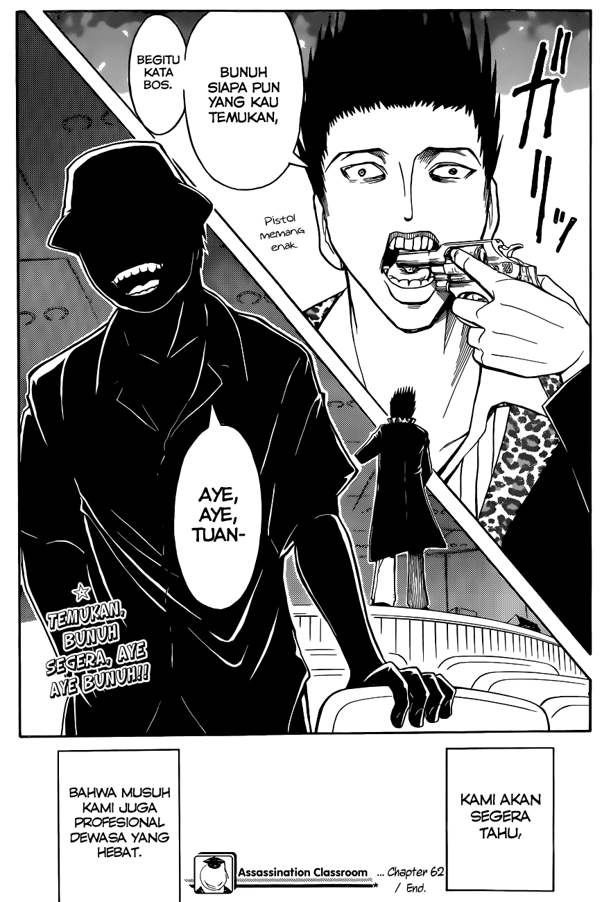 Assassination Classroom Chapter 62 - halaman 20