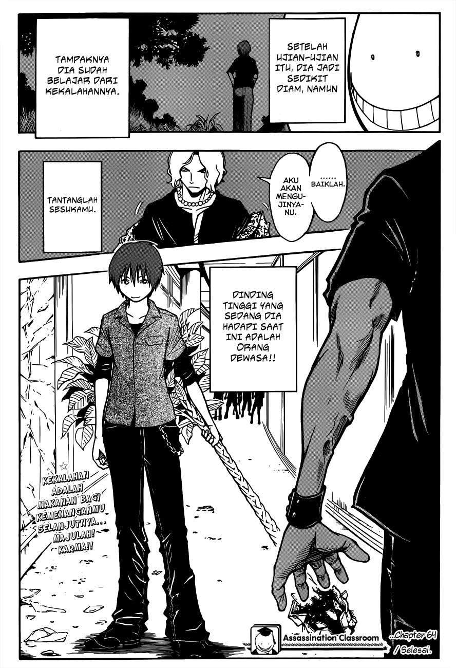 Assassination Classroom Chapter 64 - halaman 20