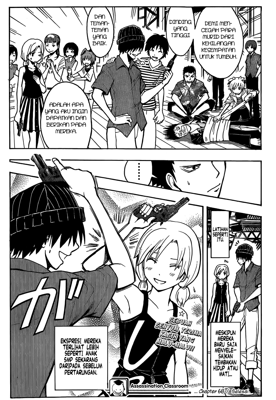 Assassination Classroom Chapter 68 - halaman 19