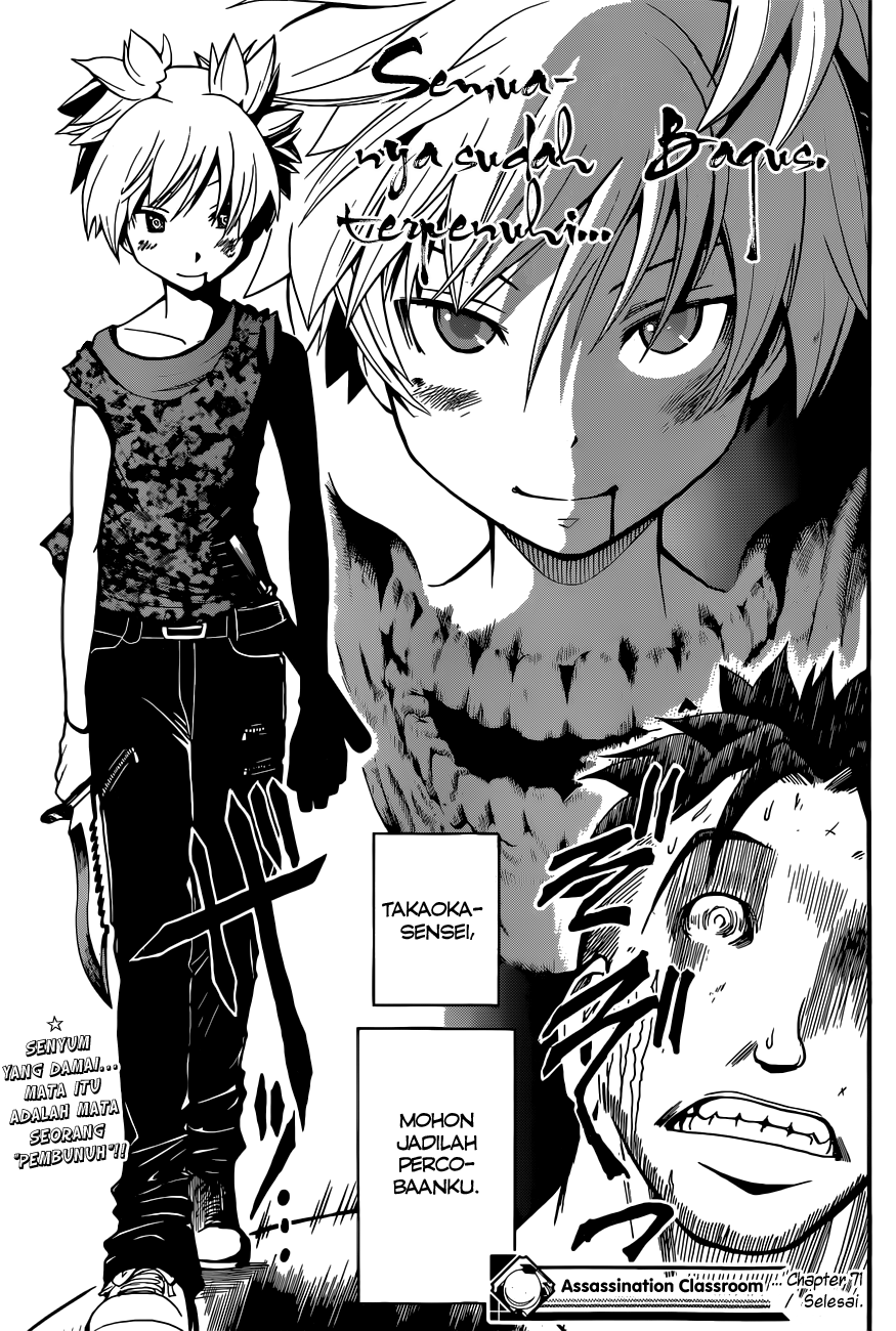 Assassination Classroom Chapter 71 - halaman 20