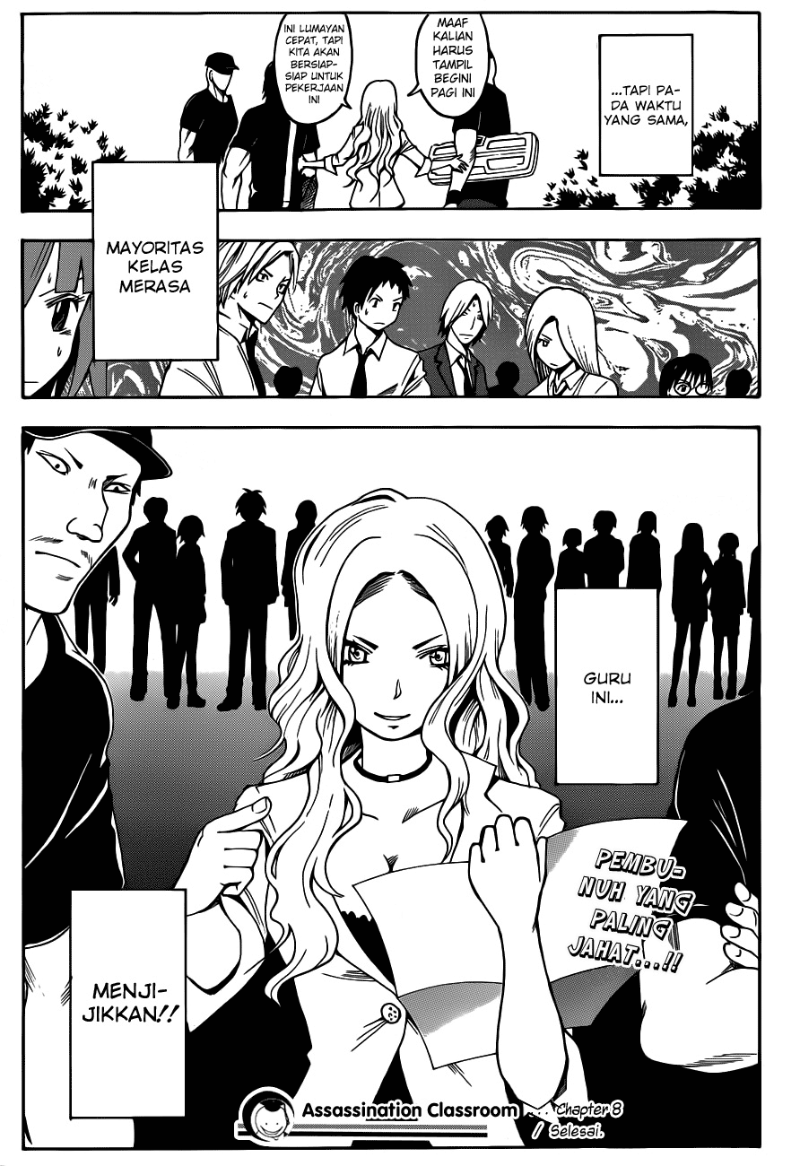 Assassination Classroom Chapter 8 - halaman 20