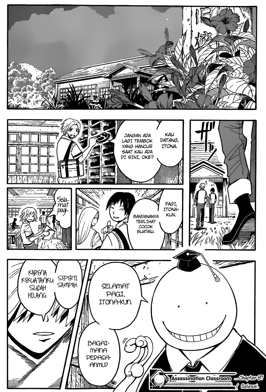 Assassination Classroom Chapter 87 - halaman 20