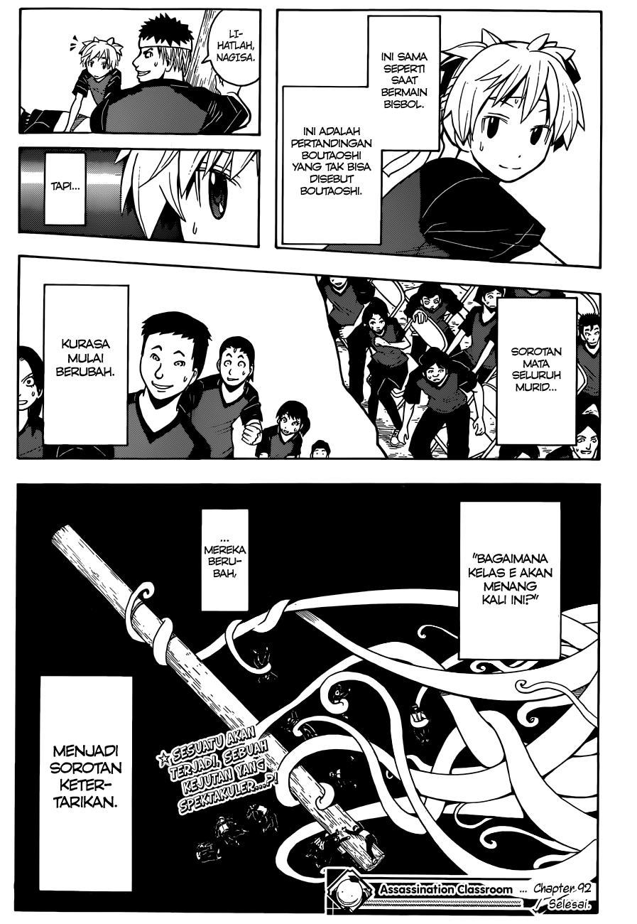 Assassination Classroom Chapter 92 - halaman 20