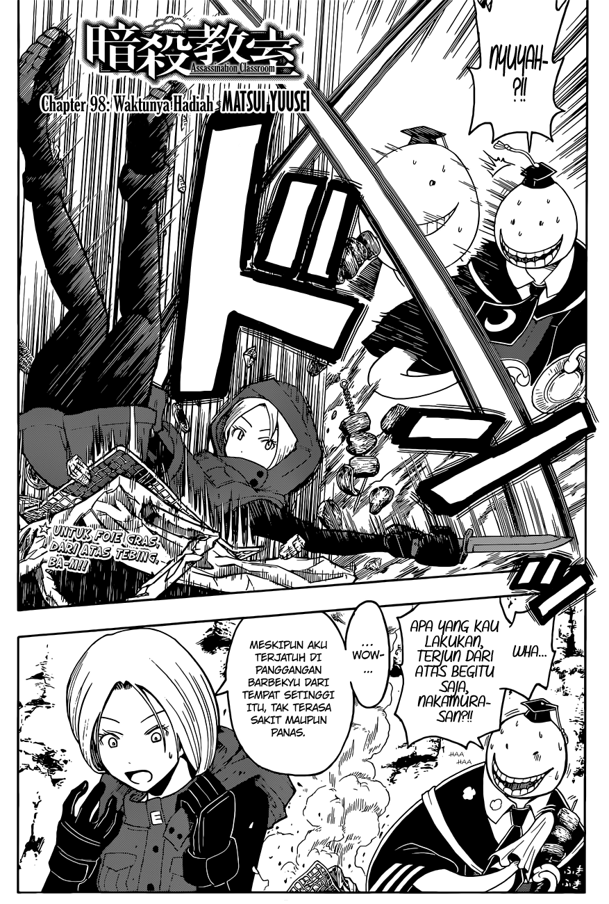 Assassination Classroom Chapter 97 - halaman 3