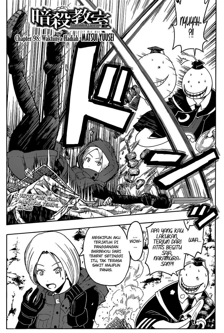 Assassination Classroom Chapter 98 - halaman 3