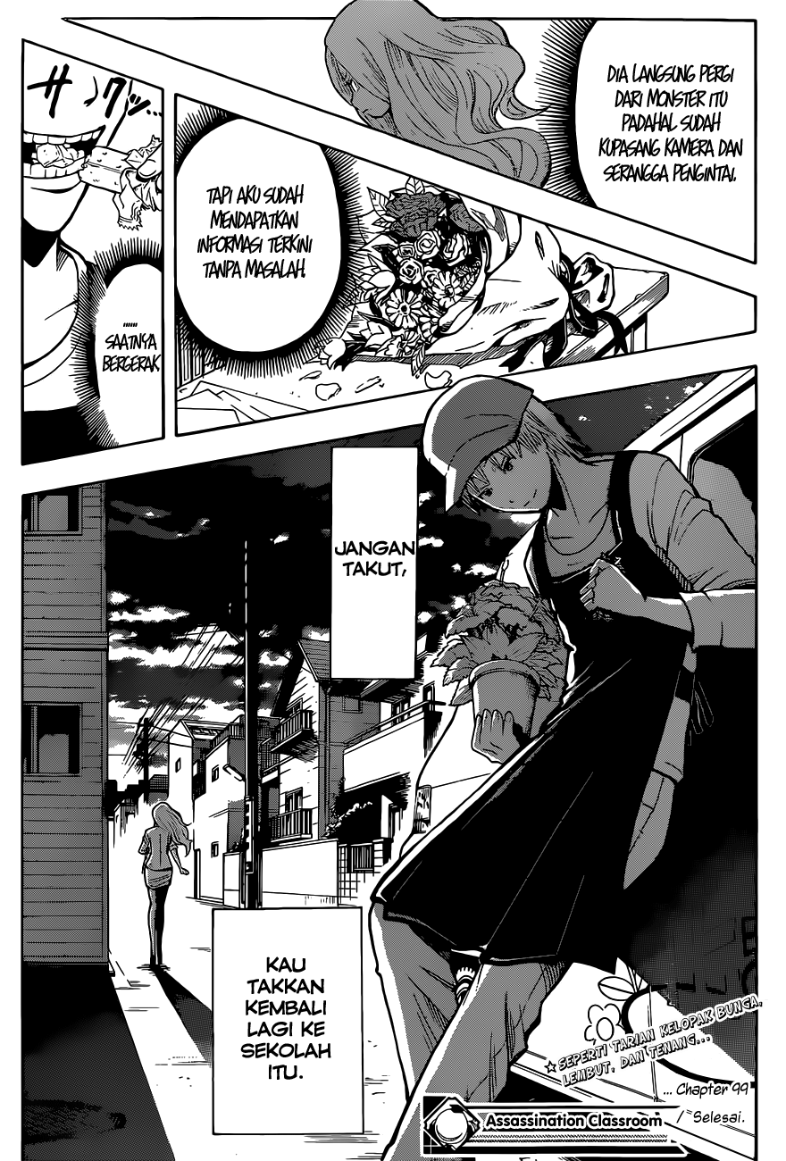 Assassination Classroom Chapter 99 - halaman 22