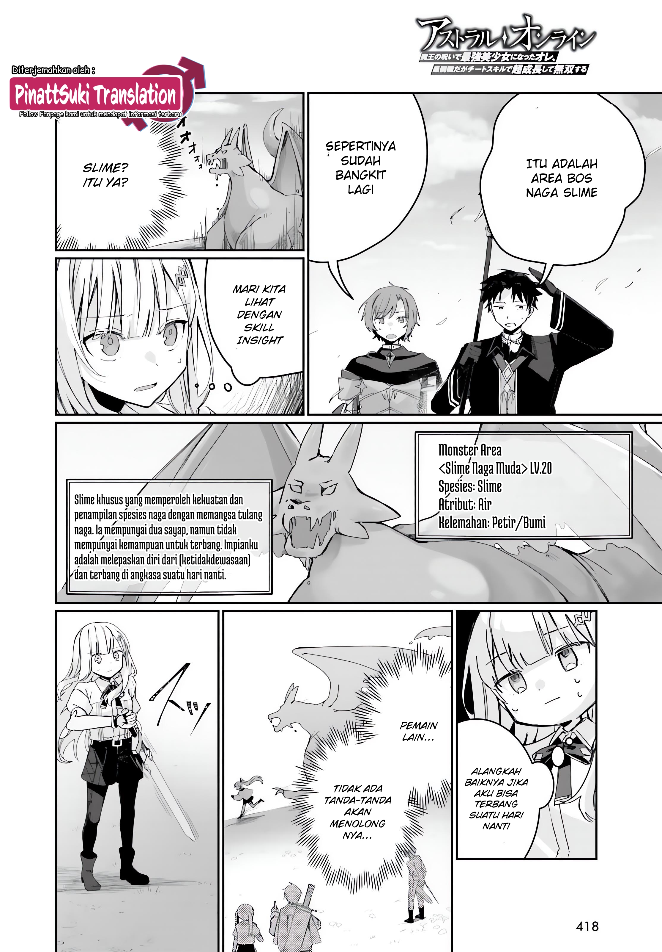 Astral Online: Maou no Noroi de Saikyou Bishoujo ni Natta Ore, Saijakushoku da ga Cheat Skill de Chou Seichou shite Musou suru Chapter 3.1 - halaman 3