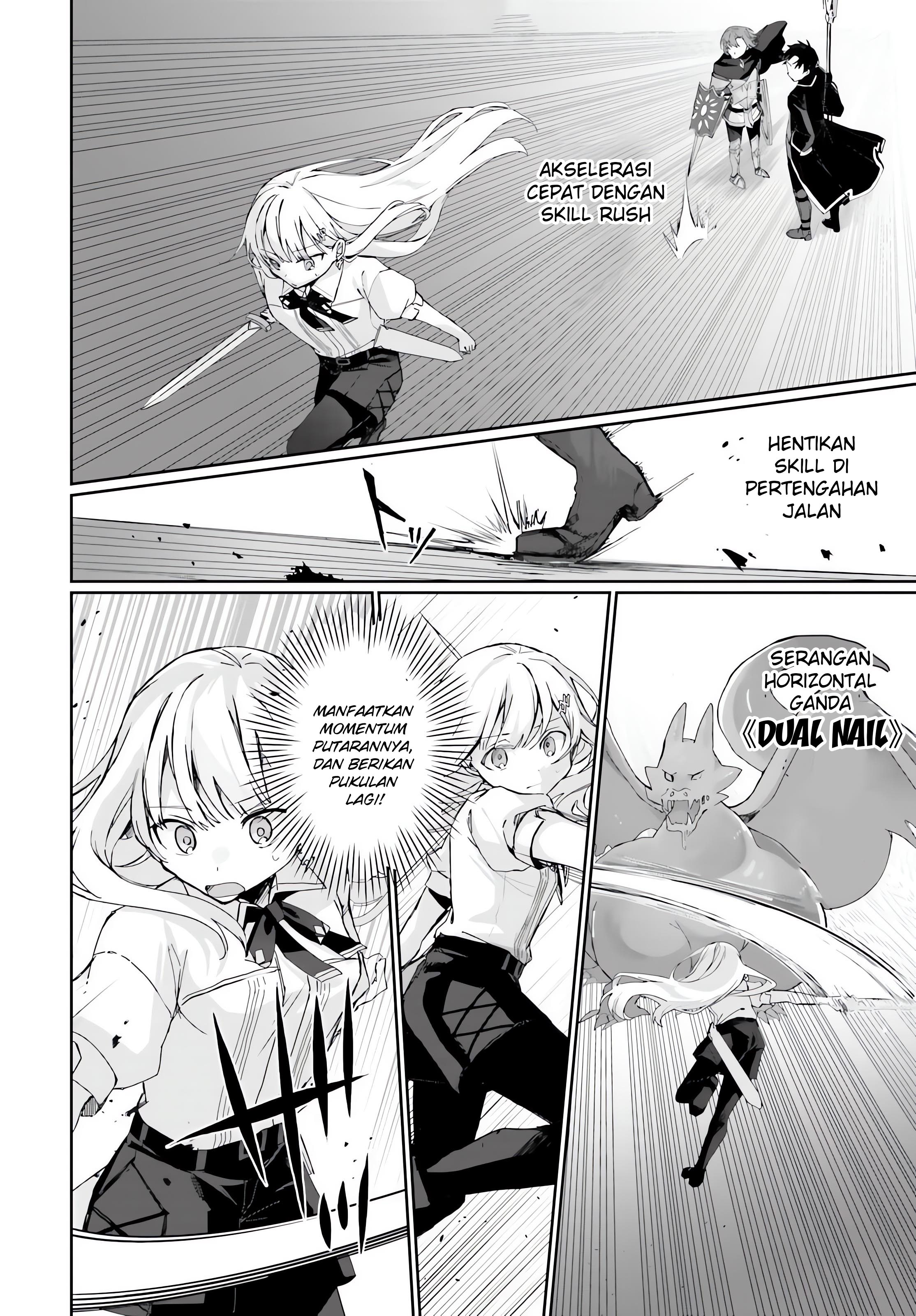 Astral Online: Maou no Noroi de Saikyou Bishoujo ni Natta Ore, Saijakushoku da ga Cheat Skill de Chou Seichou shite Musou suru Chapter 3.1 - halaman 7