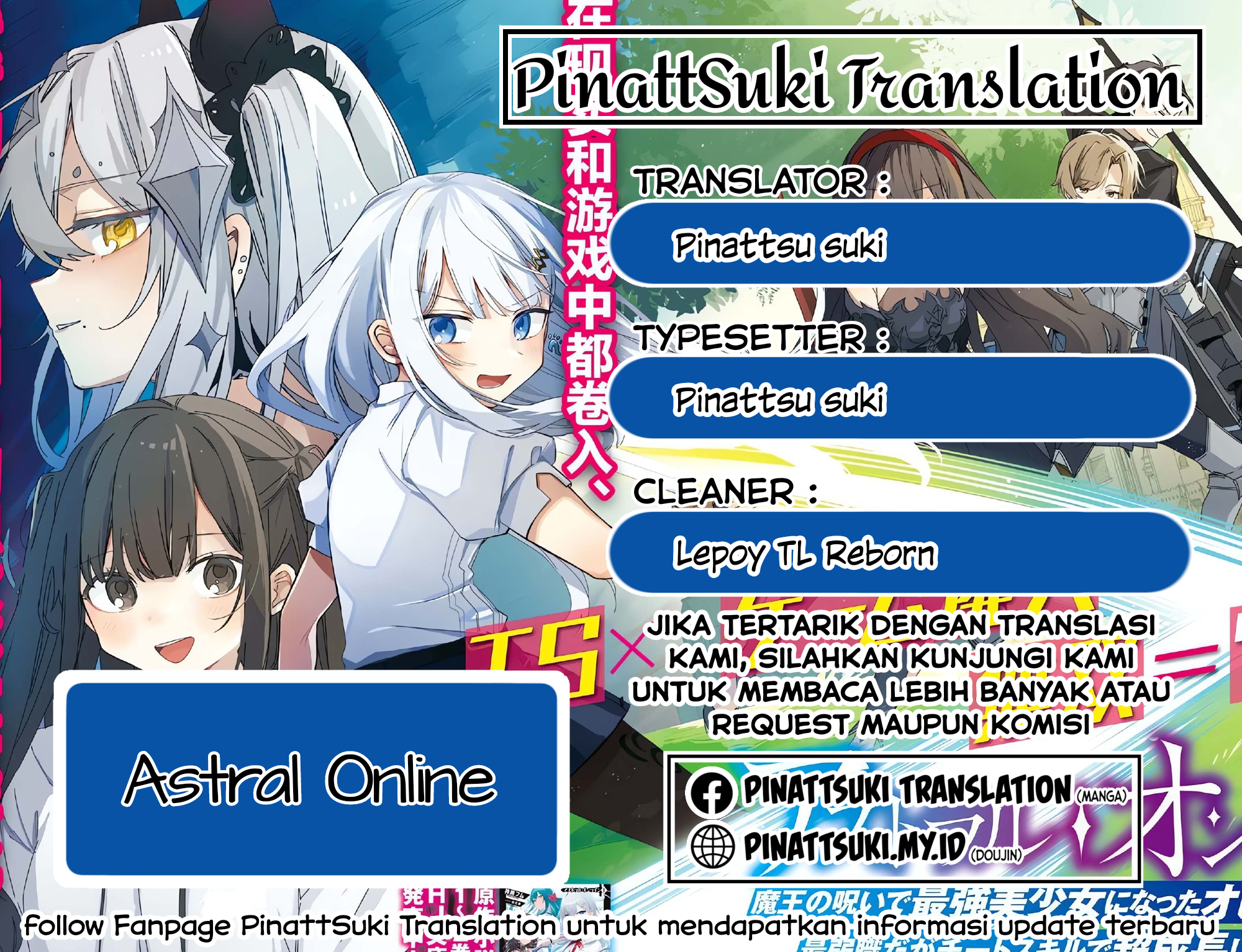 Astral Online: Maou no Noroi de Saikyou Bishoujo ni Natta Ore, Saijakushoku da ga Cheat Skill de Chou Seichou shite Musou suru Chapter 3.2 - halaman 1