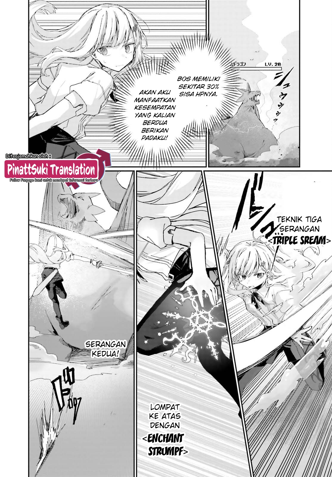 Astral Online: Maou no Noroi de Saikyou Bishoujo ni Natta Ore, Saijakushoku da ga Cheat Skill de Chou Seichou shite Musou suru Chapter 3.2 - halaman 3