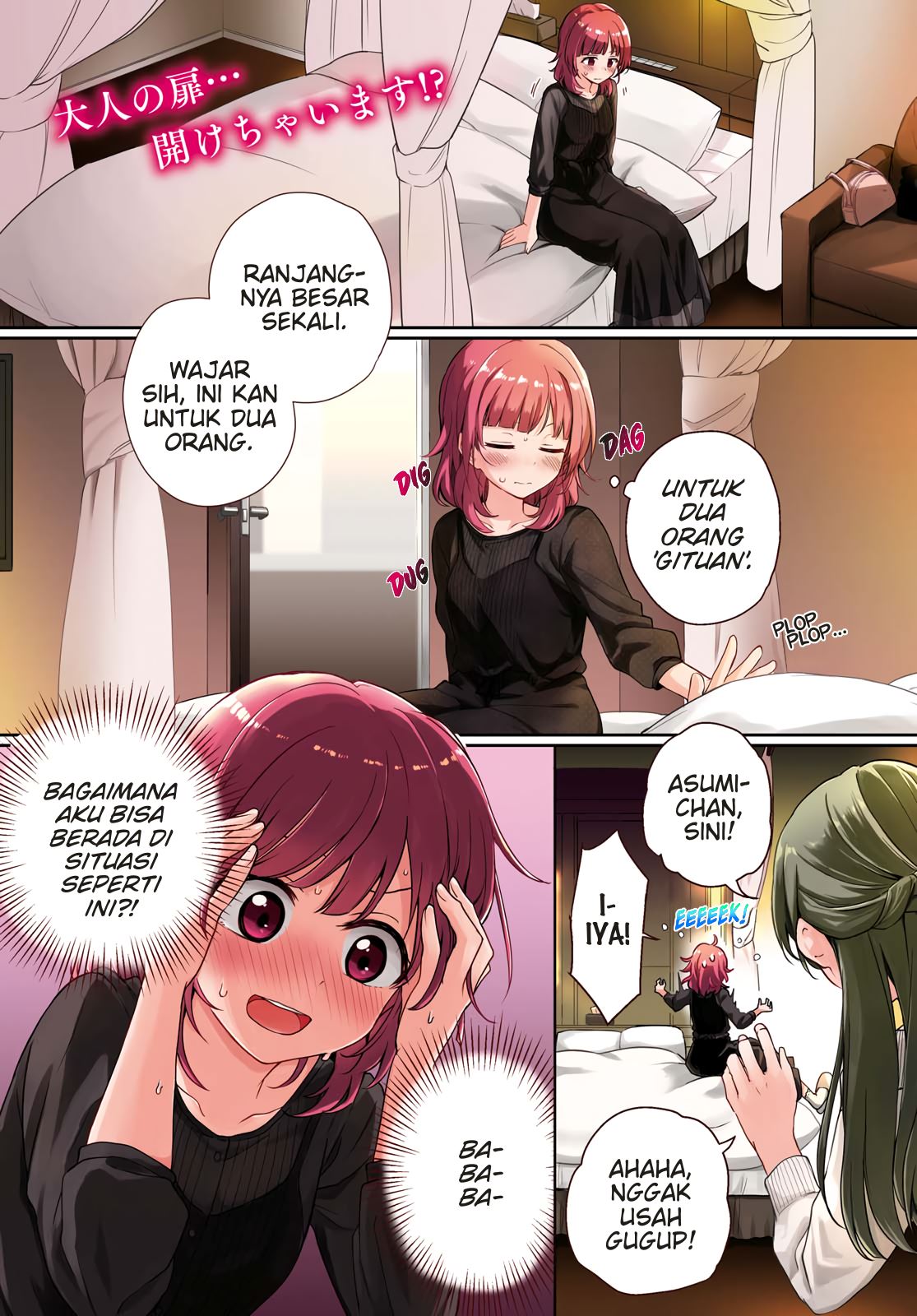 Asumi-chan wa Les Fuuzoku ni Kyoumi ga Arimasu! Chapter 1 - halaman 1