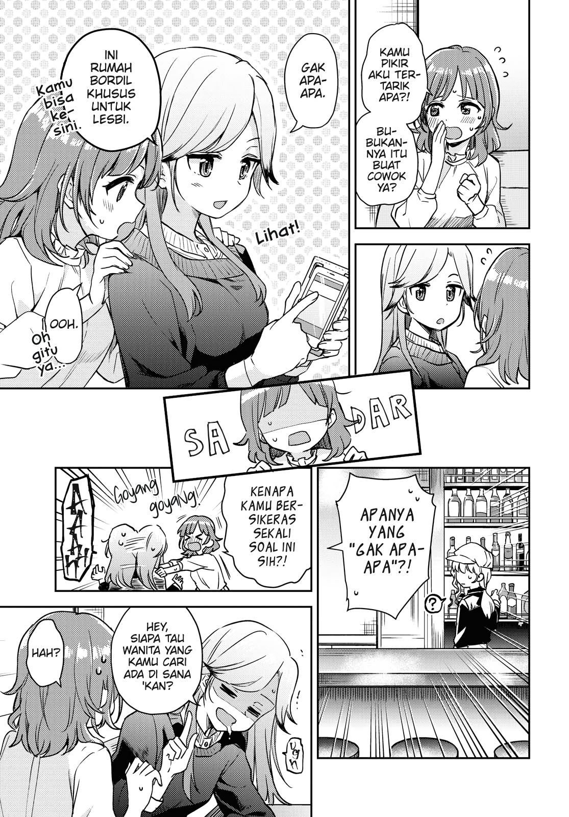 Asumi-chan wa Les Fuuzoku ni Kyoumi ga Arimasu! Chapter 1 - halaman 13