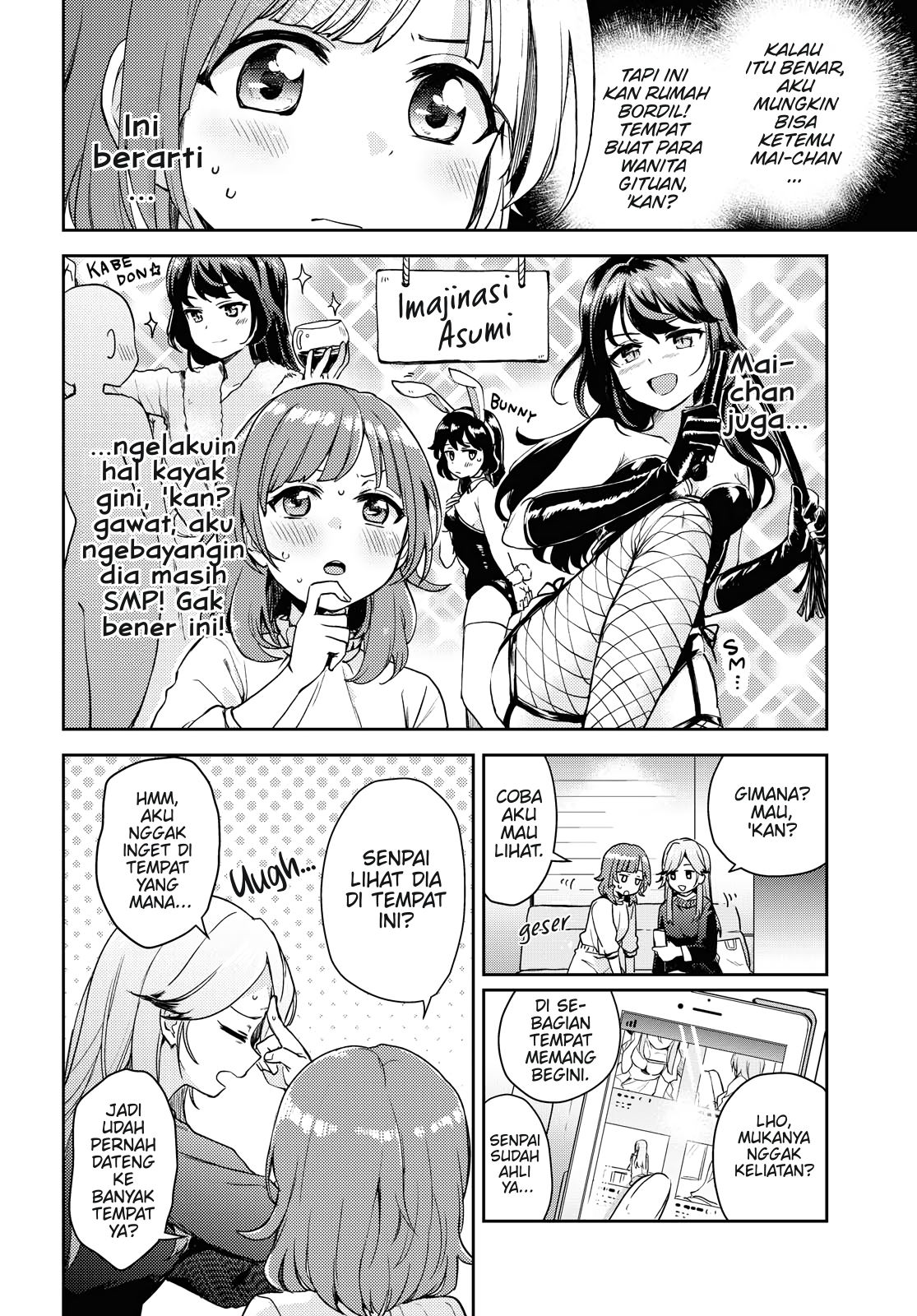 Asumi-chan wa Les Fuuzoku ni Kyoumi ga Arimasu! Chapter 1 - halaman 14