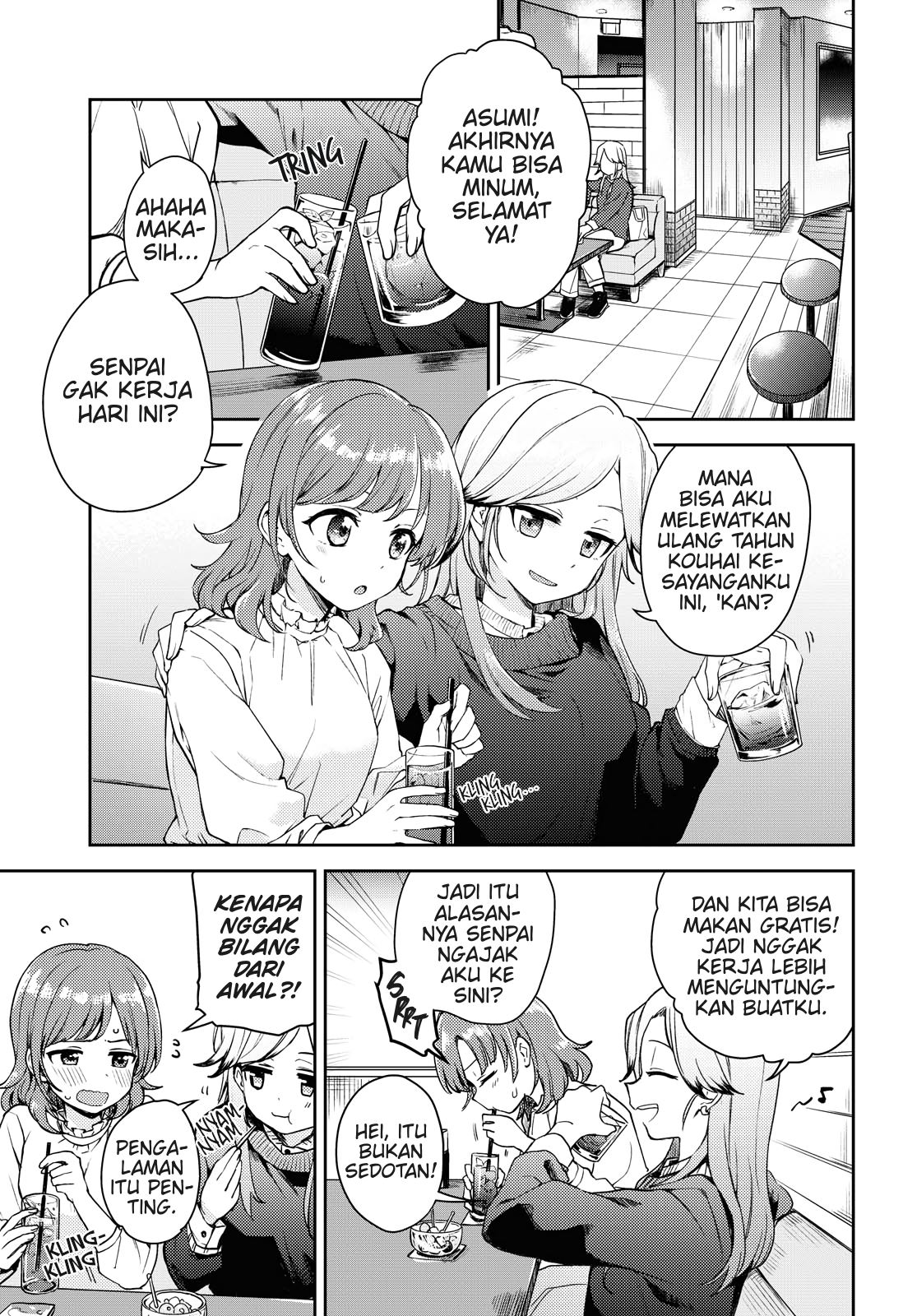 Asumi-chan wa Les Fuuzoku ni Kyoumi ga Arimasu! Chapter 1 - halaman 3