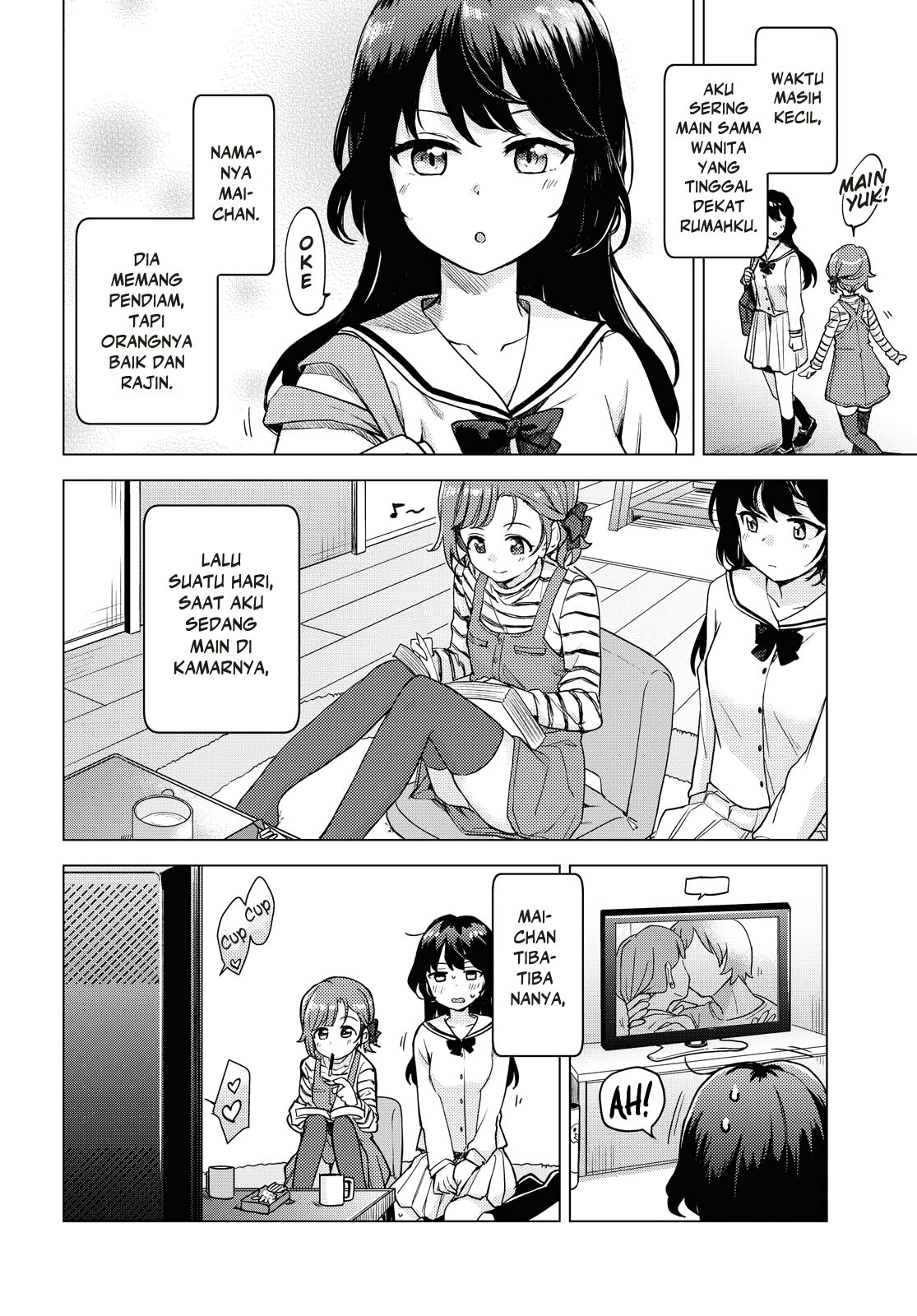 Asumi-chan wa Les Fuuzoku ni Kyoumi ga Arimasu! Chapter 1 - halaman 6
