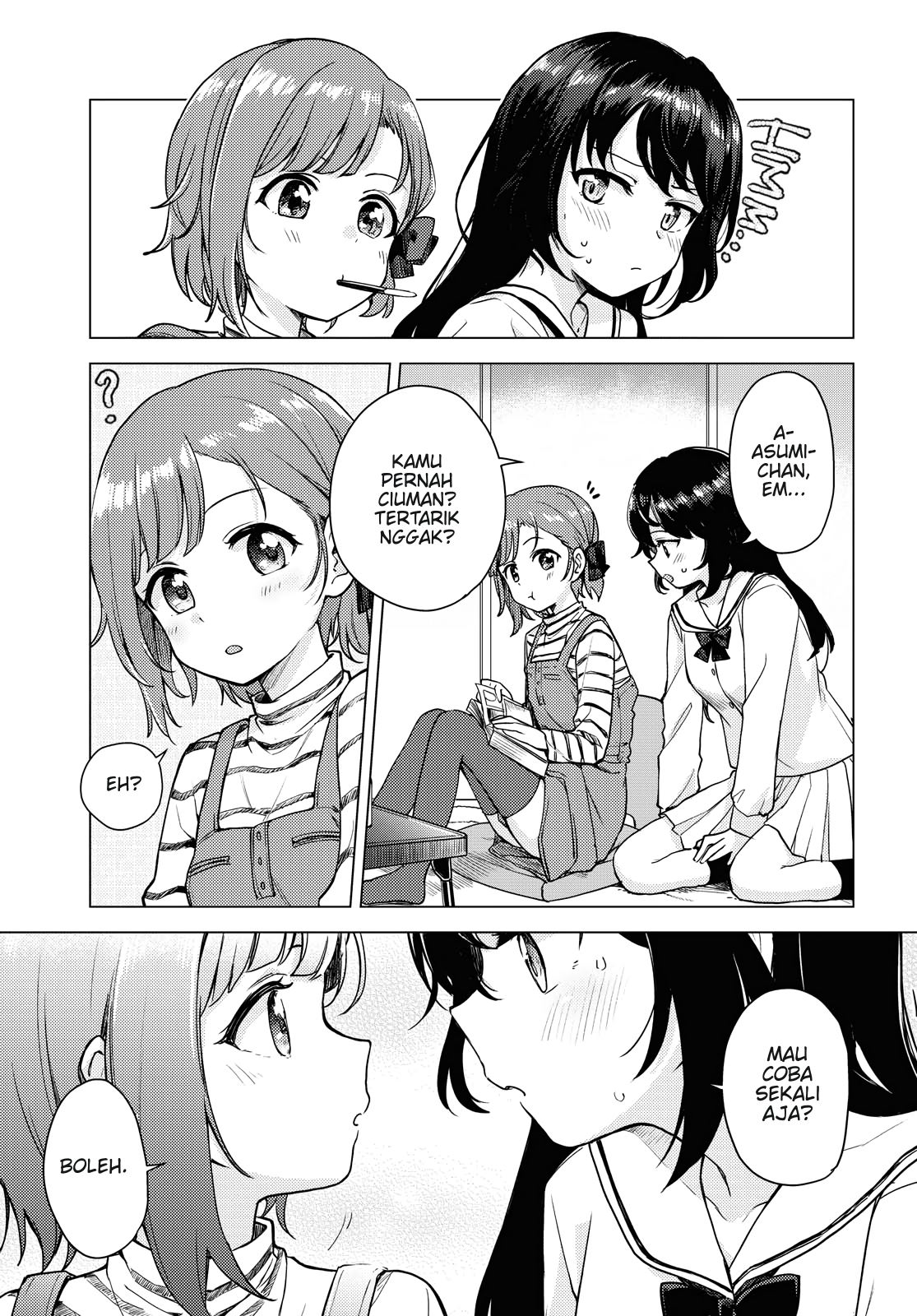 Asumi-chan wa Les Fuuzoku ni Kyoumi ga Arimasu! Chapter 1 - halaman 7