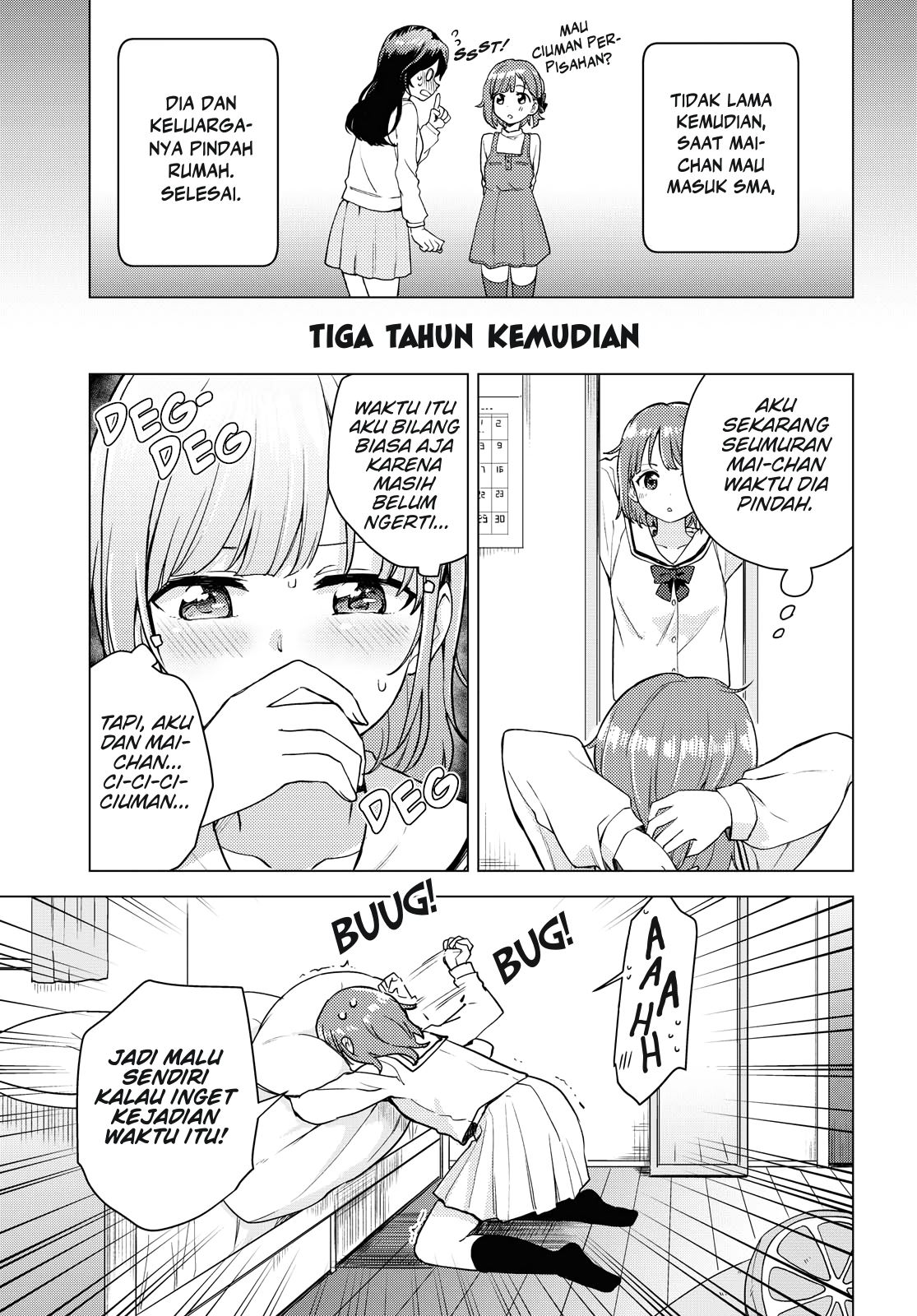 Asumi-chan wa Les Fuuzoku ni Kyoumi ga Arimasu! Chapter 1 - halaman 9