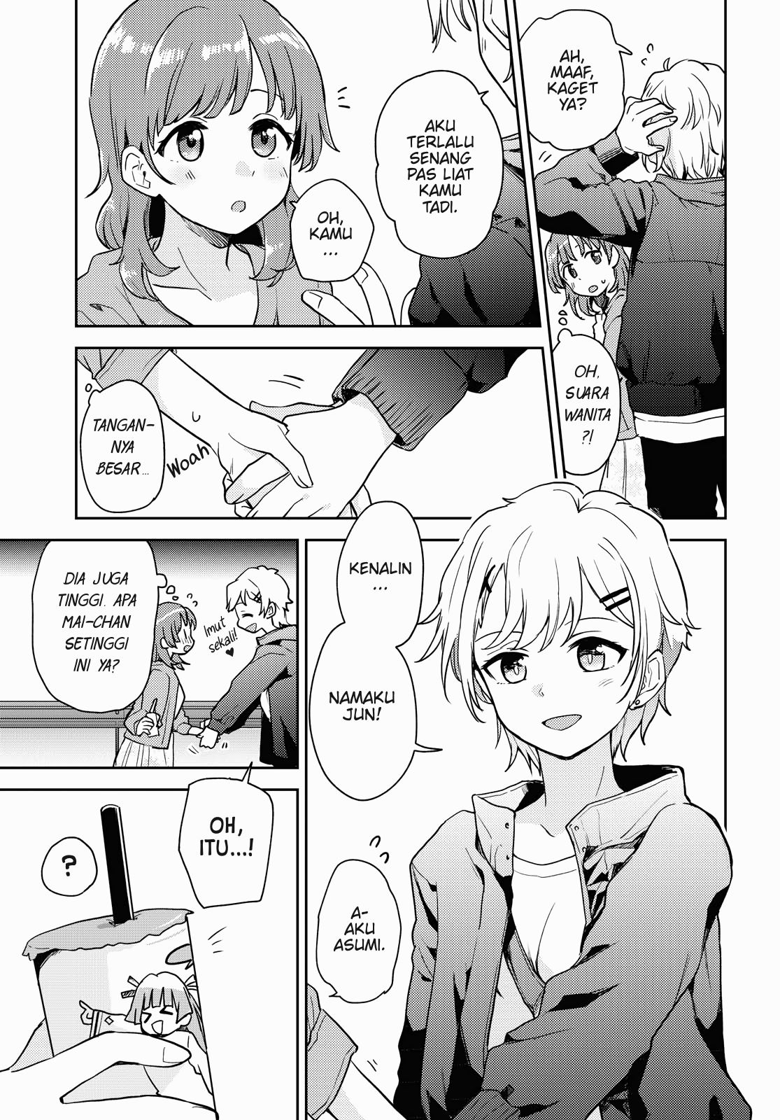 Asumi-chan wa Les Fuuzoku ni Kyoumi ga Arimasu! Chapter 2 - halaman 13