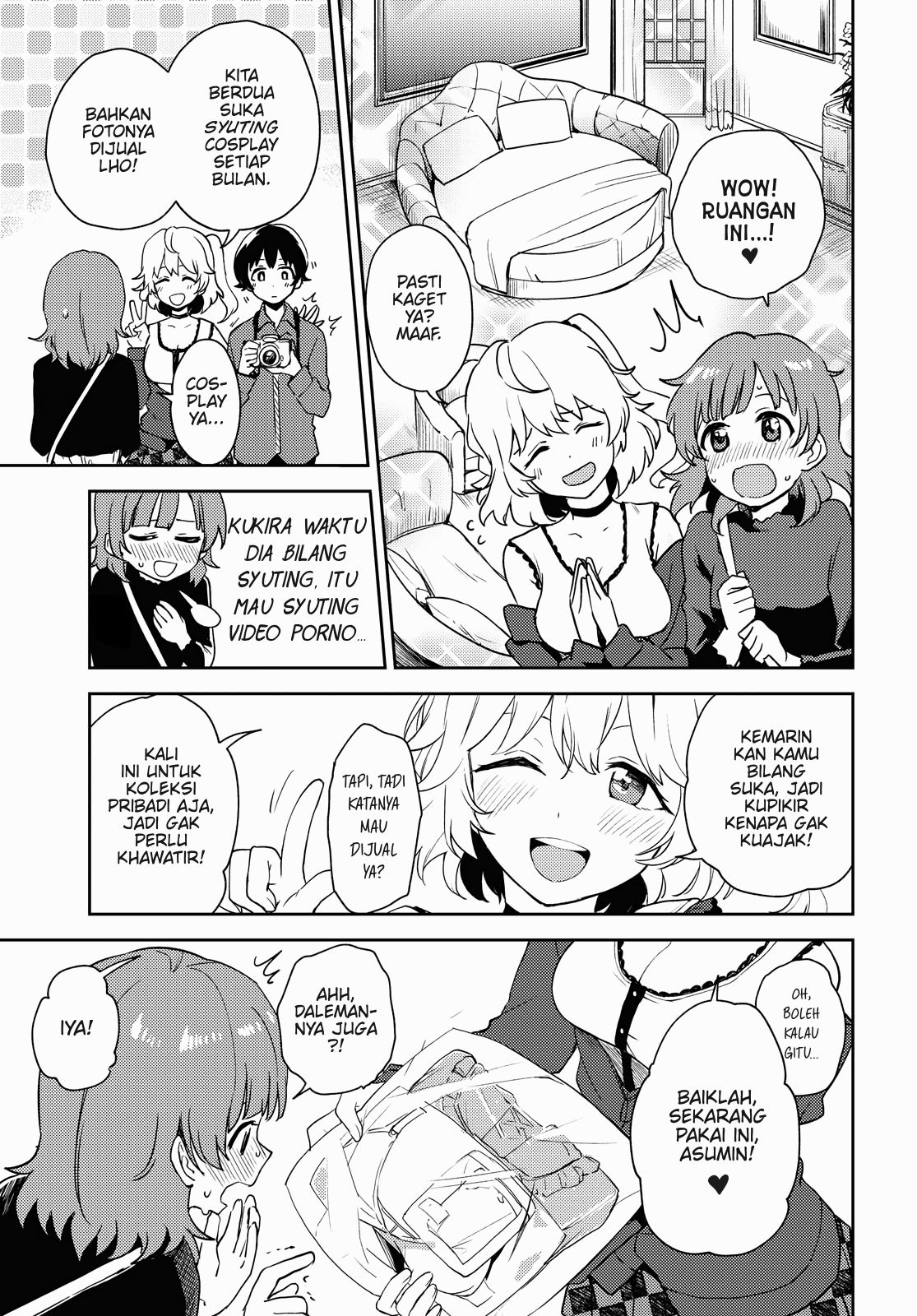 Asumi-chan wa Les Fuuzoku ni Kyoumi ga Arimasu! Chapter 3 - halaman 15