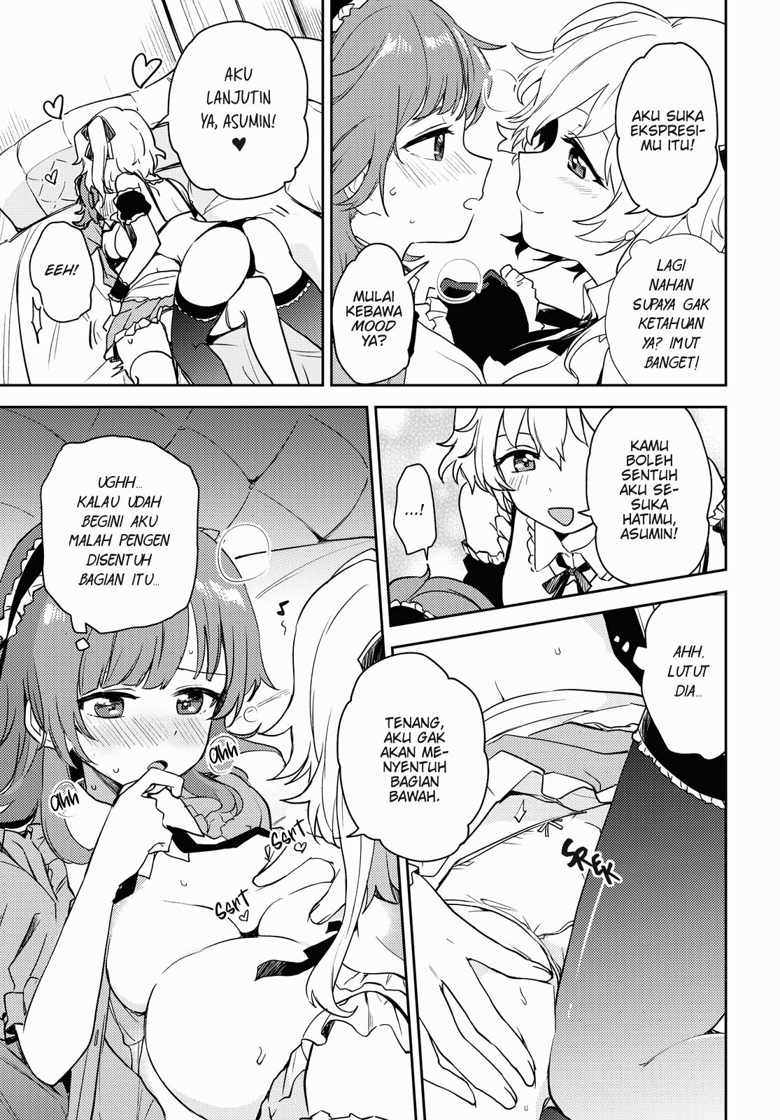 Asumi-chan wa Les Fuuzoku ni Kyoumi ga Arimasu! Chapter 3 - halaman 21