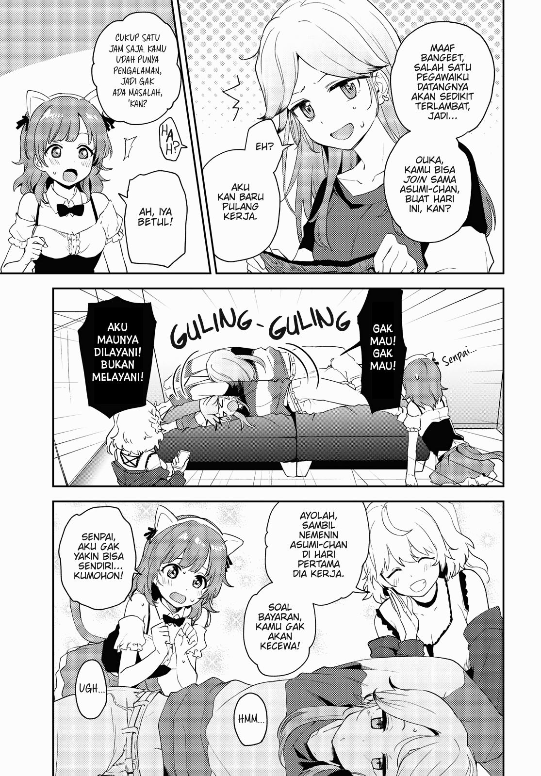 Asumi-chan wa Les Fuuzoku ni Kyoumi ga Arimasu! Chapter 3 - halaman 9