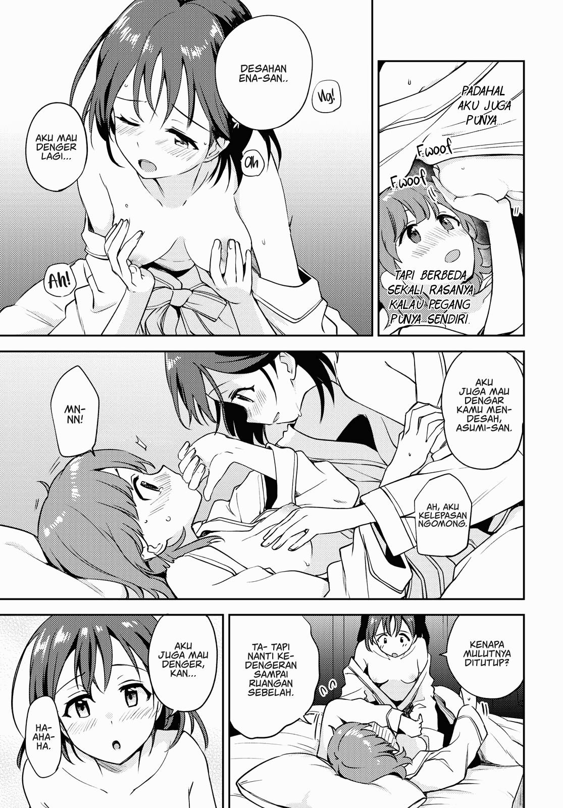 Asumi-chan wa Les Fuuzoku ni Kyoumi ga Arimasu! Chapter 4 - halaman 15