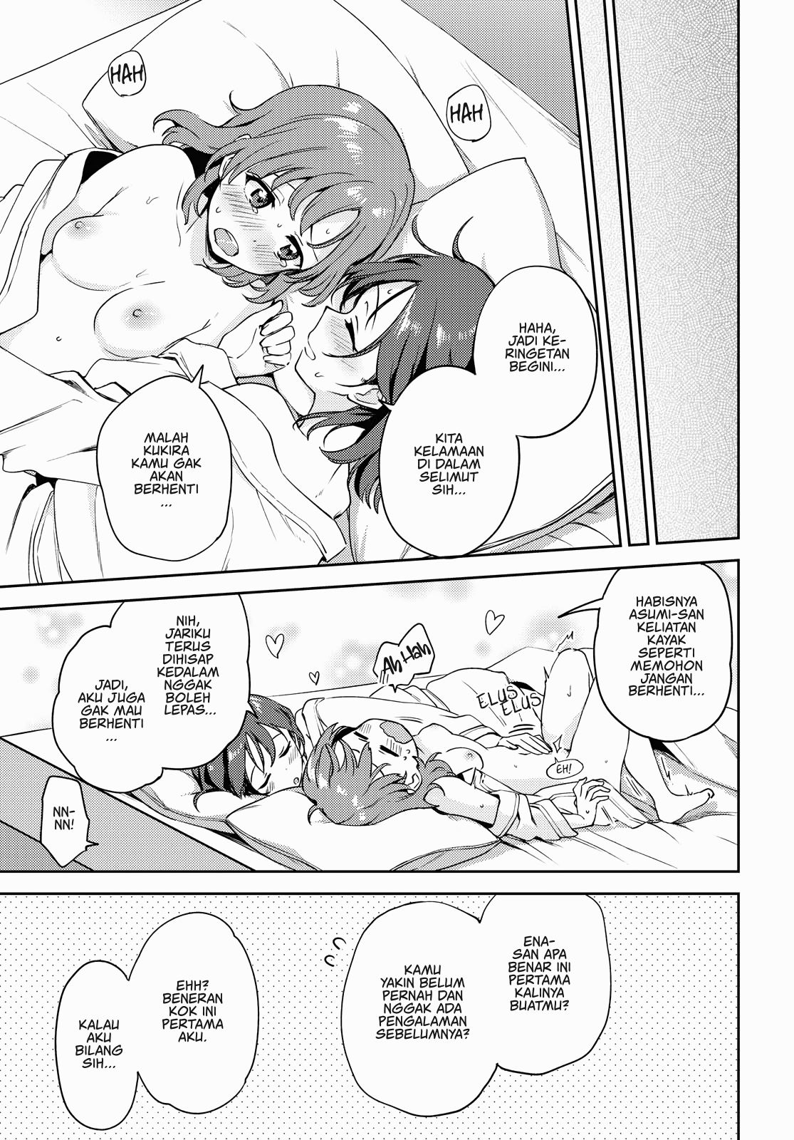 Asumi-chan wa Les Fuuzoku ni Kyoumi ga Arimasu! Chapter 4 - halaman 21