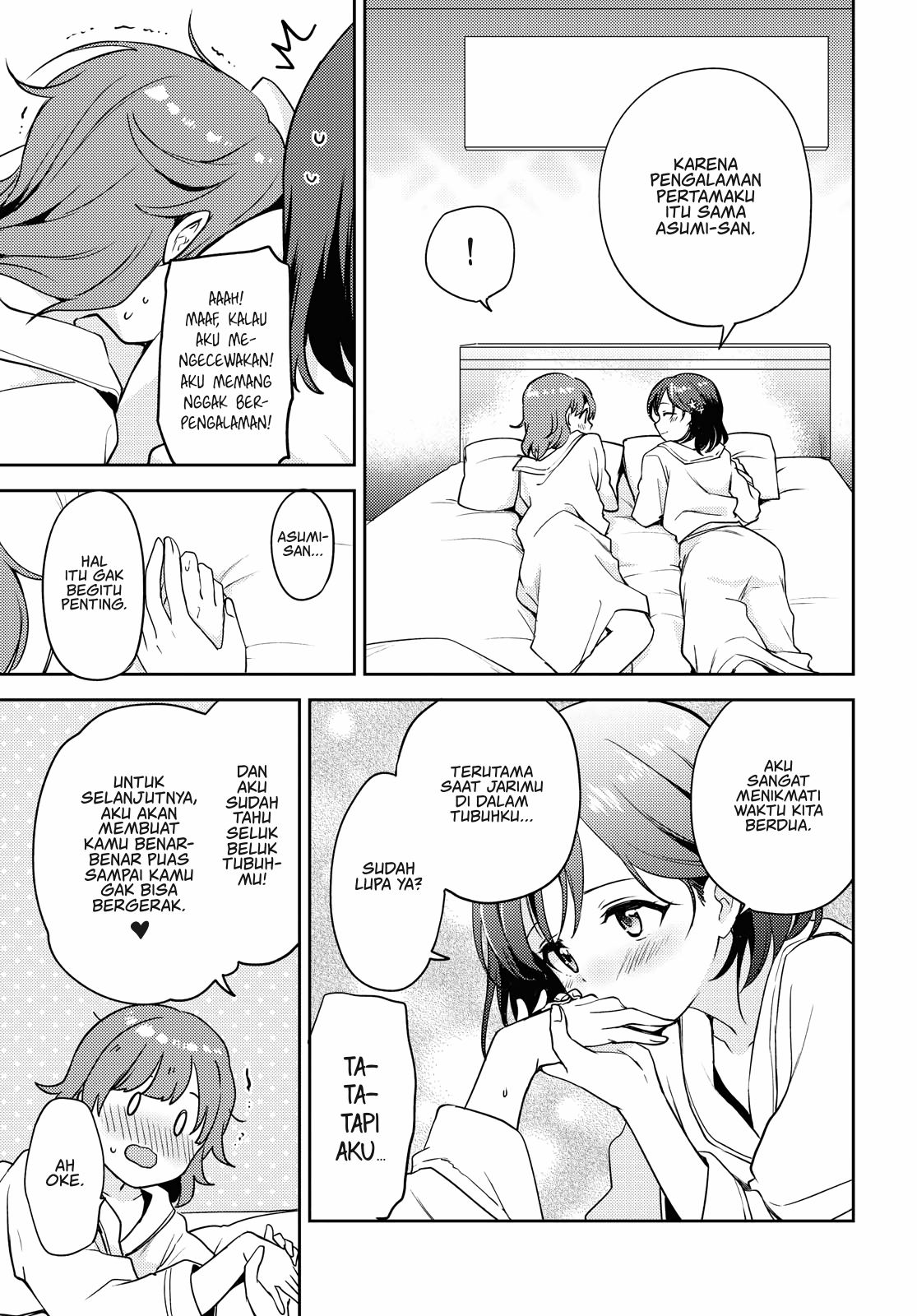 Asumi-chan wa Les Fuuzoku ni Kyoumi ga Arimasu! Chapter 4 - halaman 23