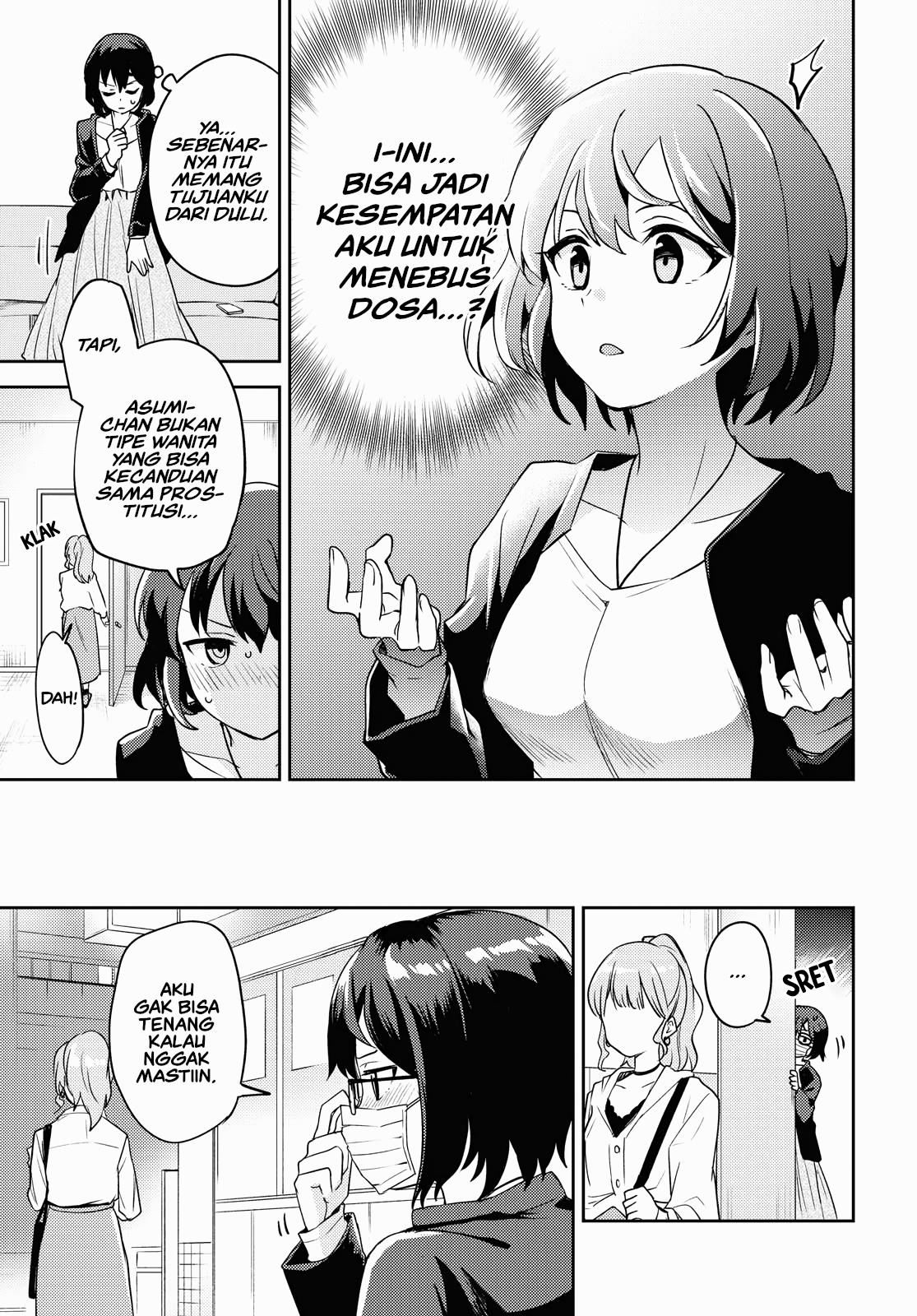 Asumi-chan wa Les Fuuzoku ni Kyoumi ga Arimasu! Chapter 5 - halaman 19