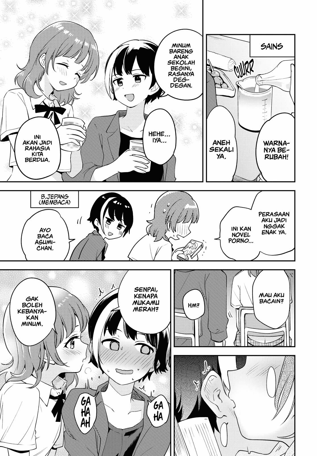 Asumi-chan wa Les Fuuzoku ni Kyoumi ga Arimasu! Chapter 6 - halaman 17