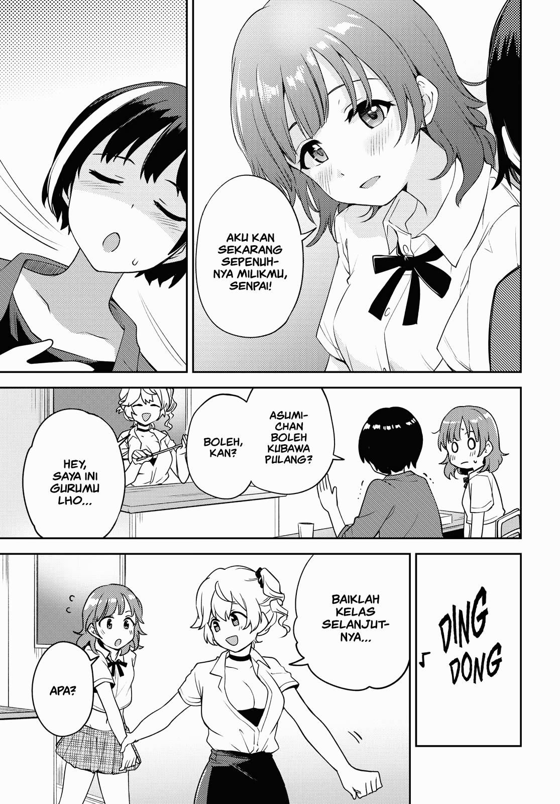 Asumi-chan wa Les Fuuzoku ni Kyoumi ga Arimasu! Chapter 6 - halaman 19