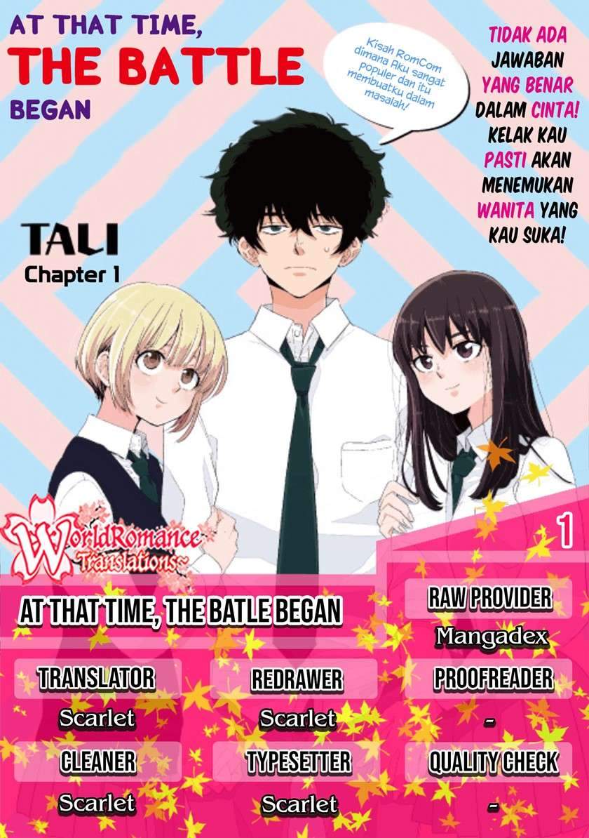 At That Time, The Battle Began Chapter 1 - halaman 1
