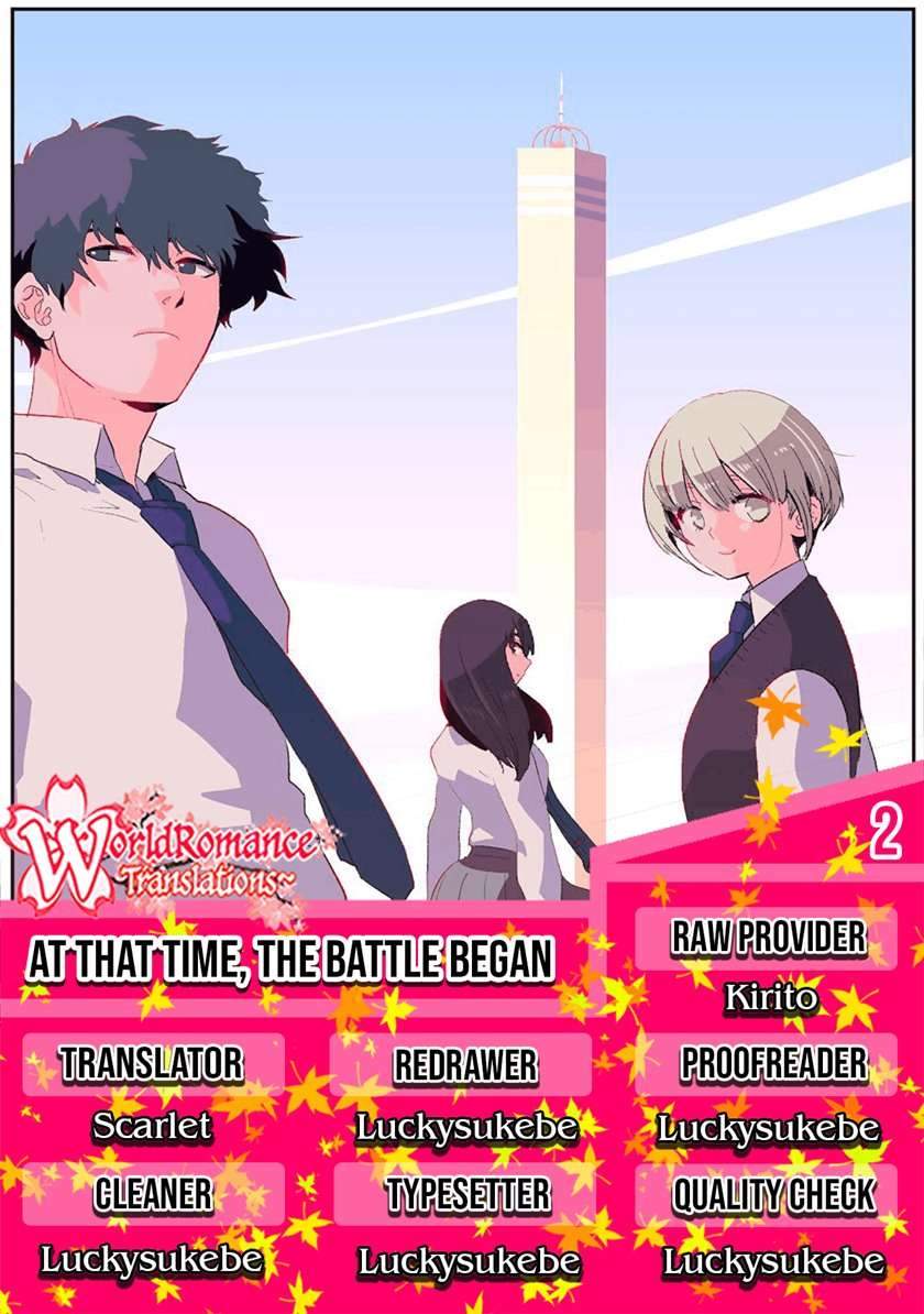 At That Time, The Battle Began Chapter 2 - halaman 1